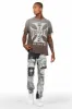 Hanse Dark Grey Slim Fit Cargo Jean sold by Rockstar Original