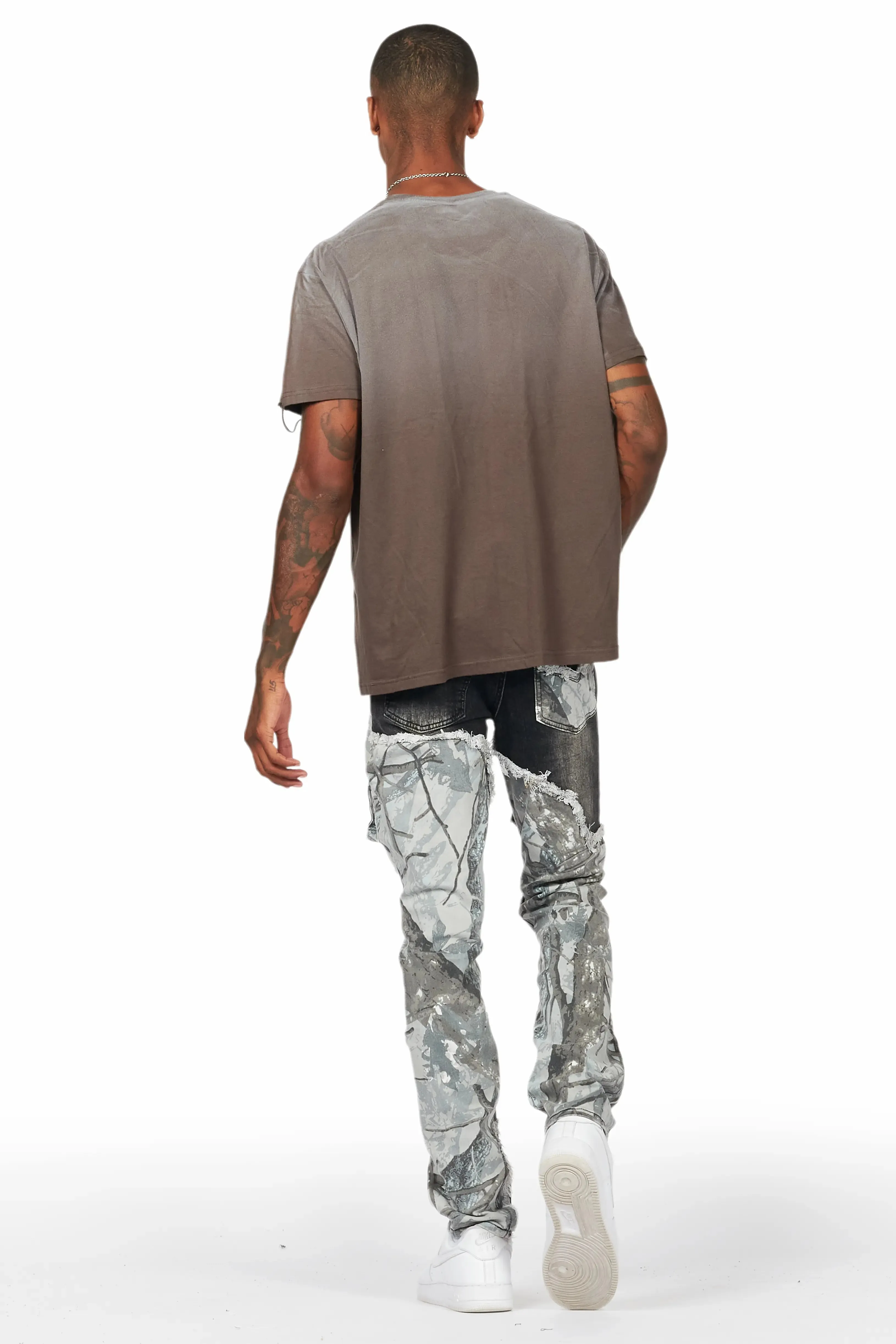Hanse Dark Grey Slim Fit Cargo Jean sold by Rockstar Original product image thumbnail 4
