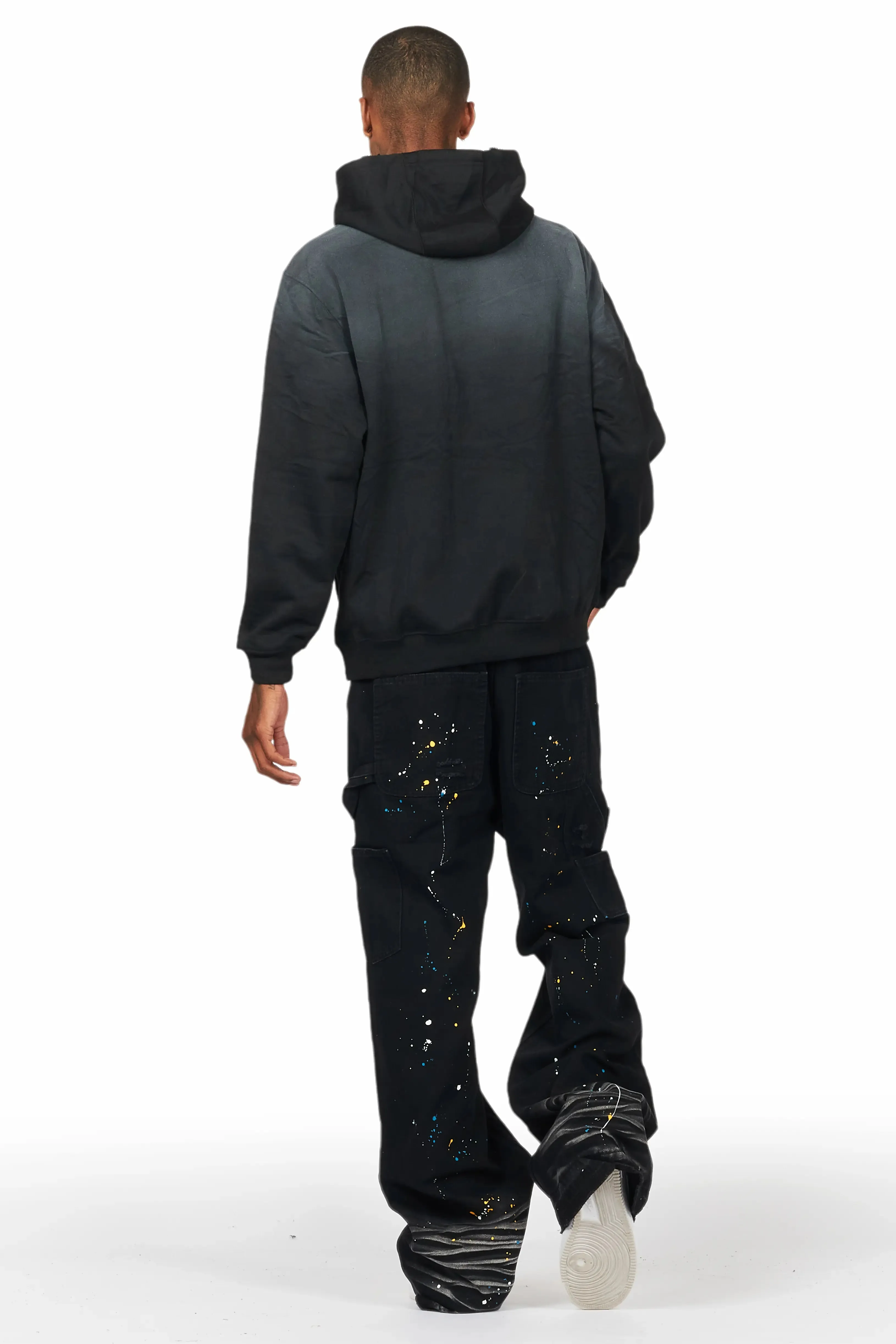 Naveen Black Baggy Fit Jean sold by Rockstar Original product image thumbnail 4