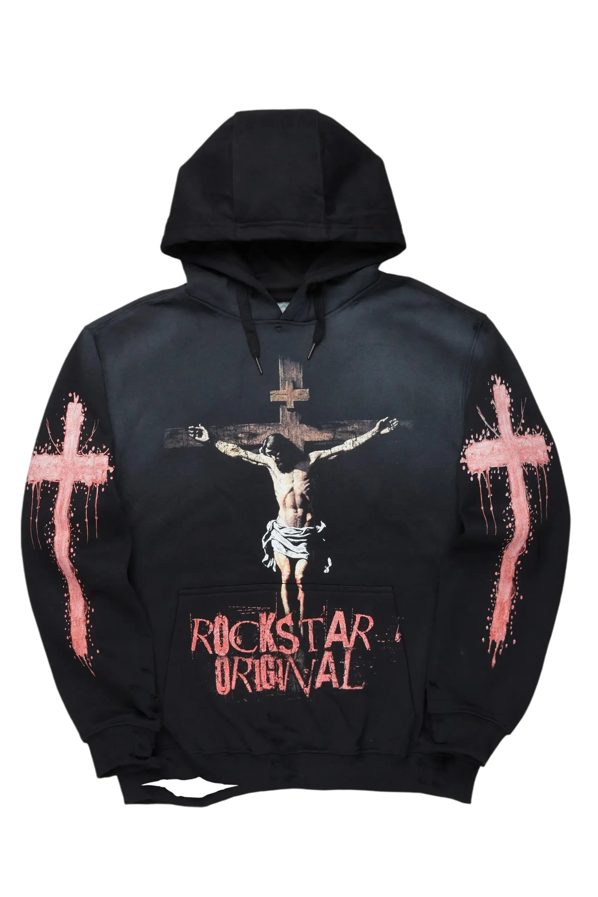Triniti Black Oversized Hoodie sold by Rockstar Original