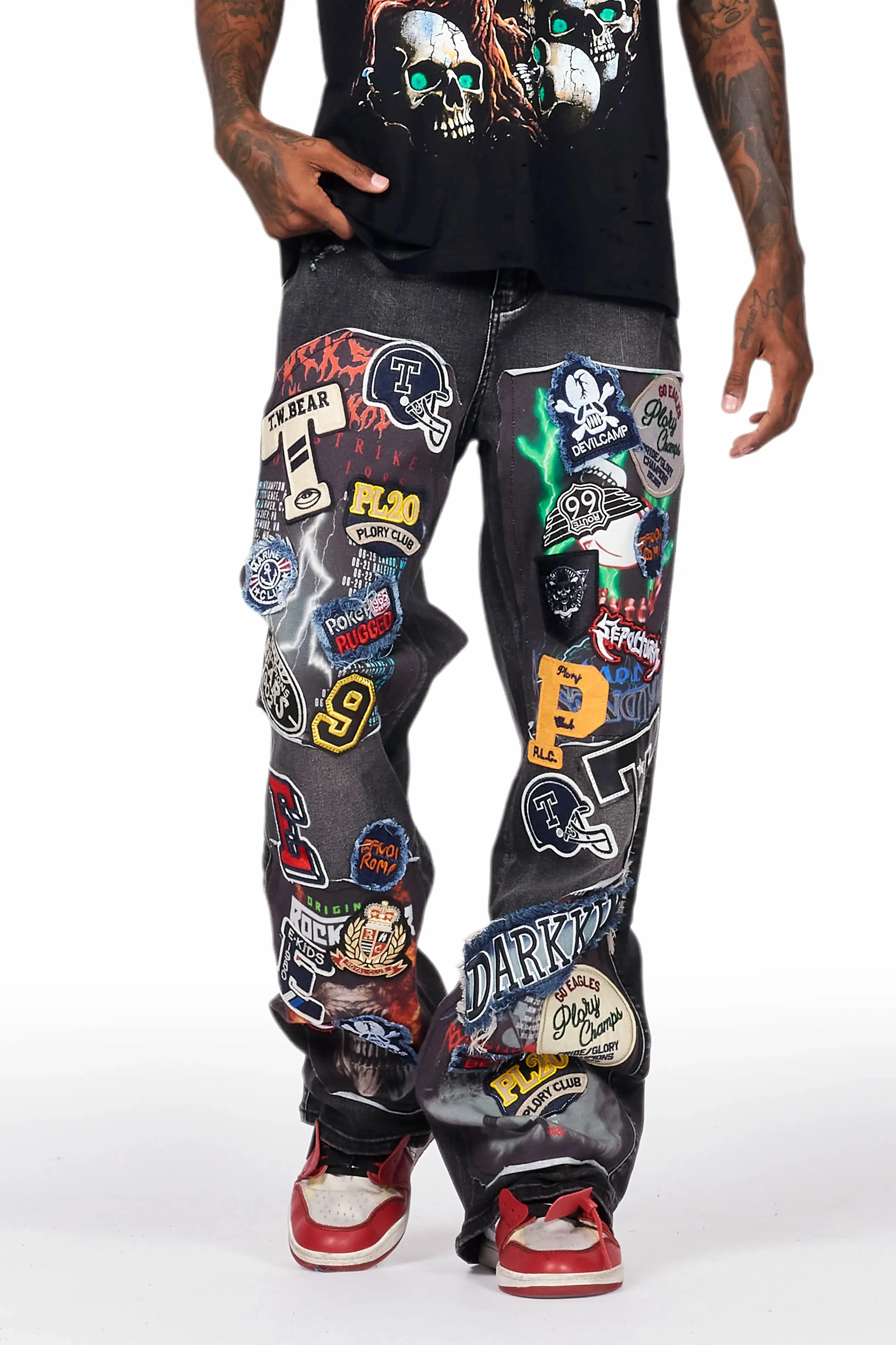 Arvid Dark Grey Baggy Fit Jean sold by Rockstar Original