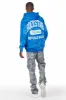 Bower Light Blue Stacked Flare Jean sold by Rockstar Original