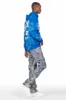 Bower Light Blue Stacked Flare Jean sold by Rockstar Original