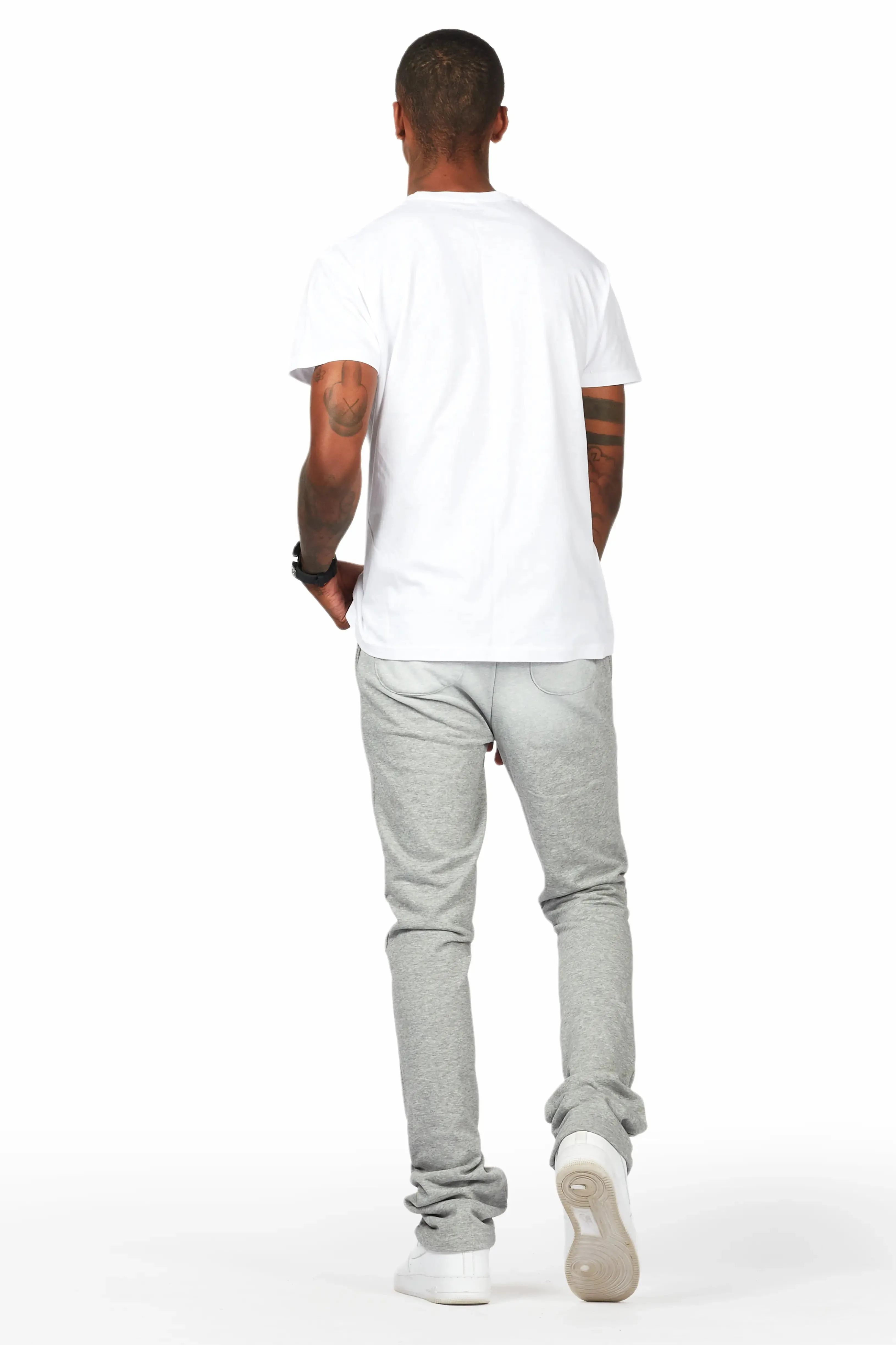 Mallor White/Grey T-Shirt/Stacked Track Set sold by Rockstar Original product image thumbnail 4