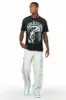 Gregor Blue Baggy Fit Cargo Jean sold by Rockstar Original