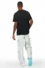 Gregor Blue Baggy Fit Cargo Jean sold by Rockstar Original
