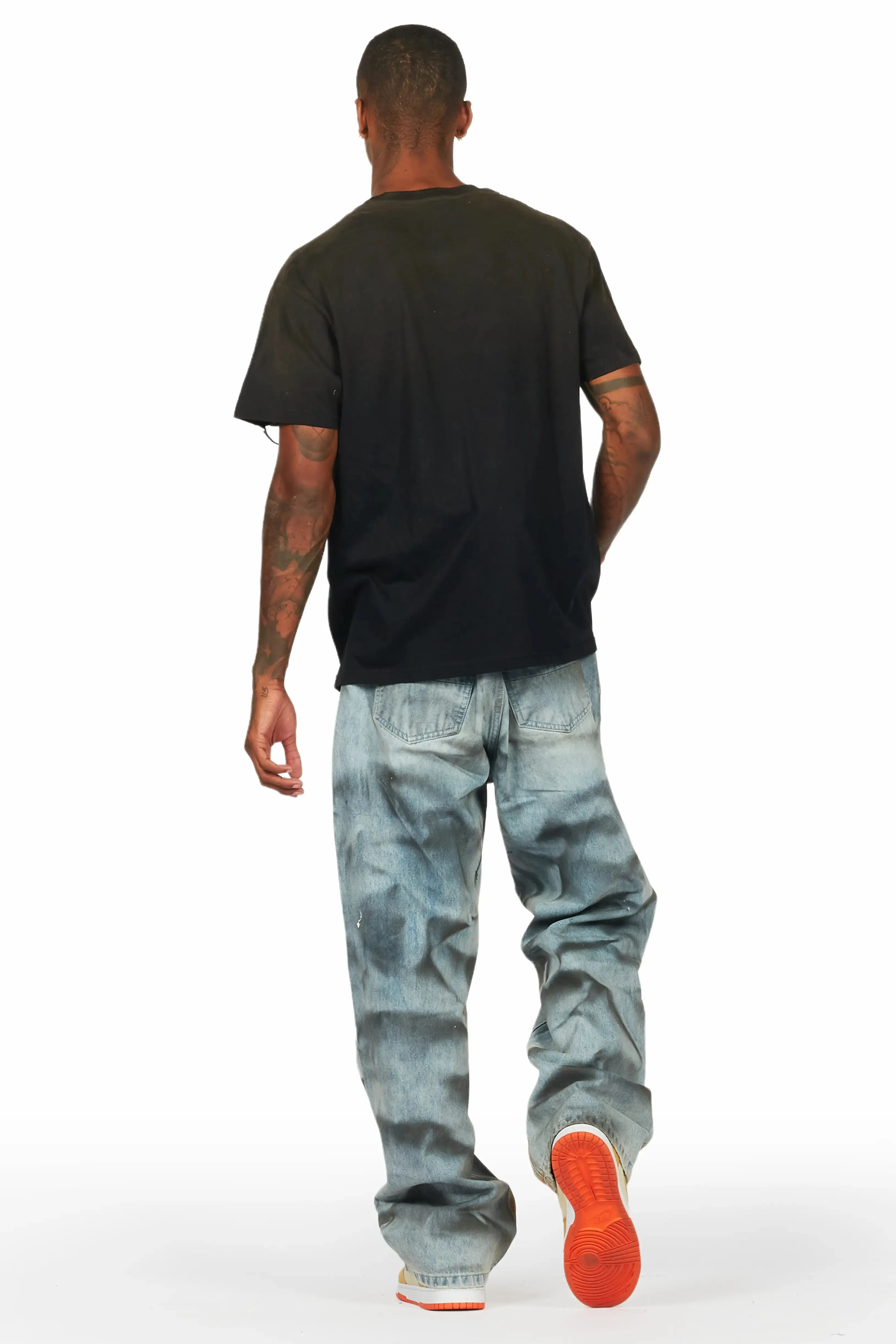 Yonah Blue Baggy Fit Jean sold by Rockstar Original product image thumbnail 5
