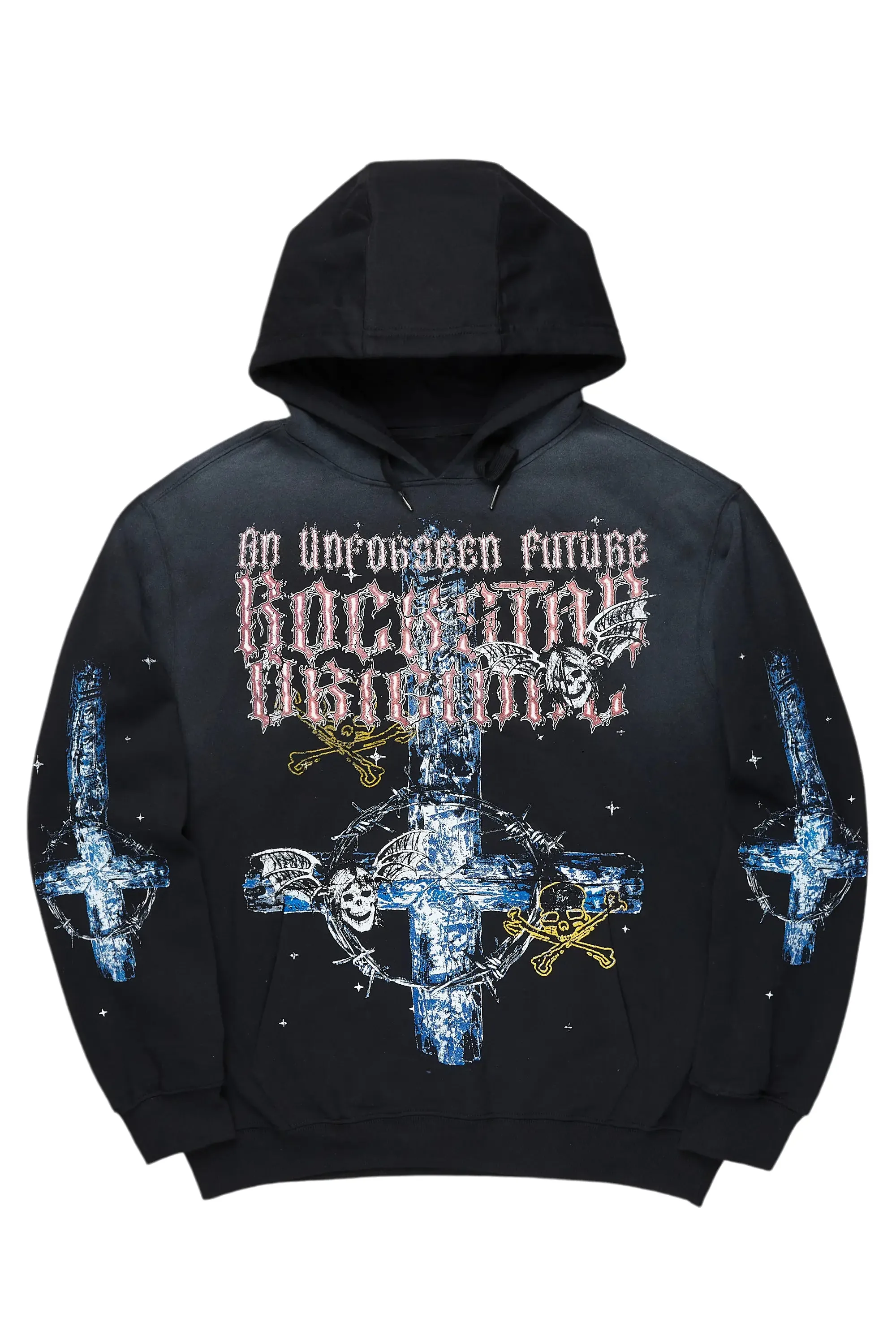 Hagan Black Graphic Hoodie sold by Rockstar Original