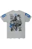 Grill Heather Grey Graphic Oversized T-Shirt sold by Rockstar Original
