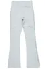 Alpine Heather Grey Baggy Snap Button Pant sold by Rockstar Original