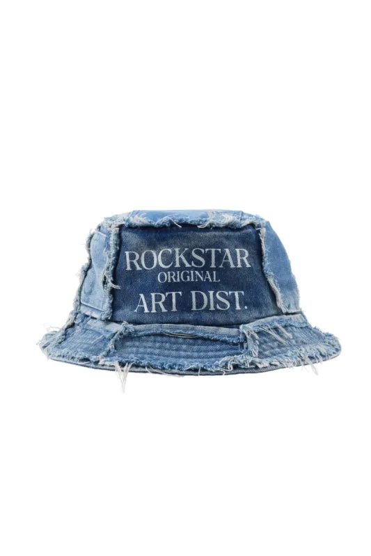Teamber Blue Patchwork Bucket Hat sold by Rockstar Original