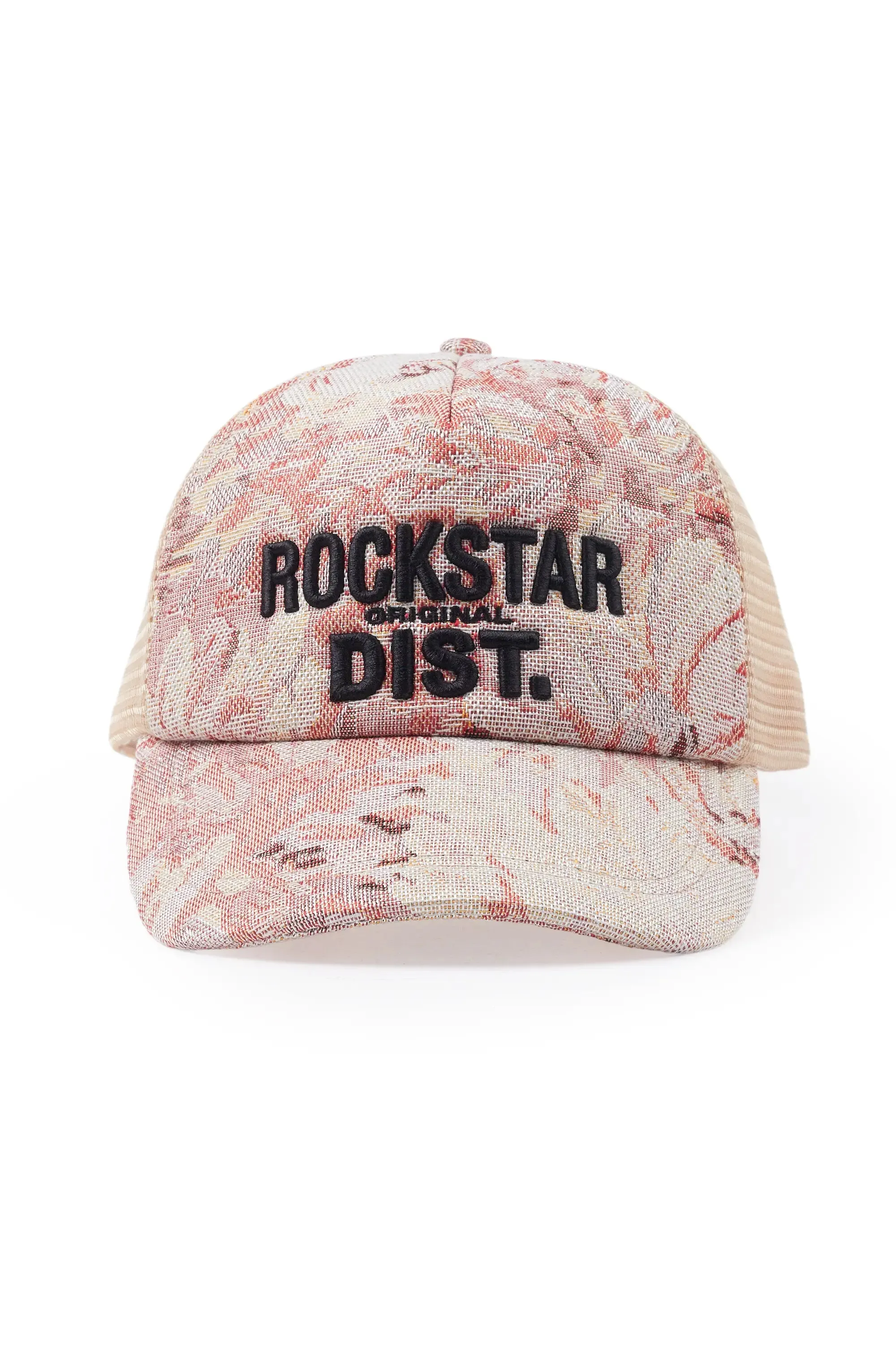 Nieisha Pink Tapestry Trucker Hat sold by Rockstar Original