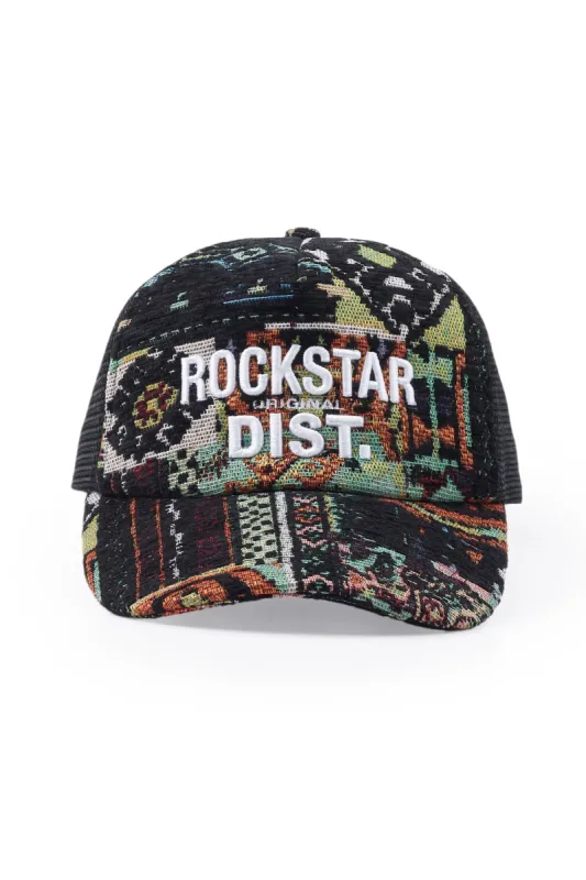 Tashyla Green Tapestry Trucker Hat sold by Rockstar Original