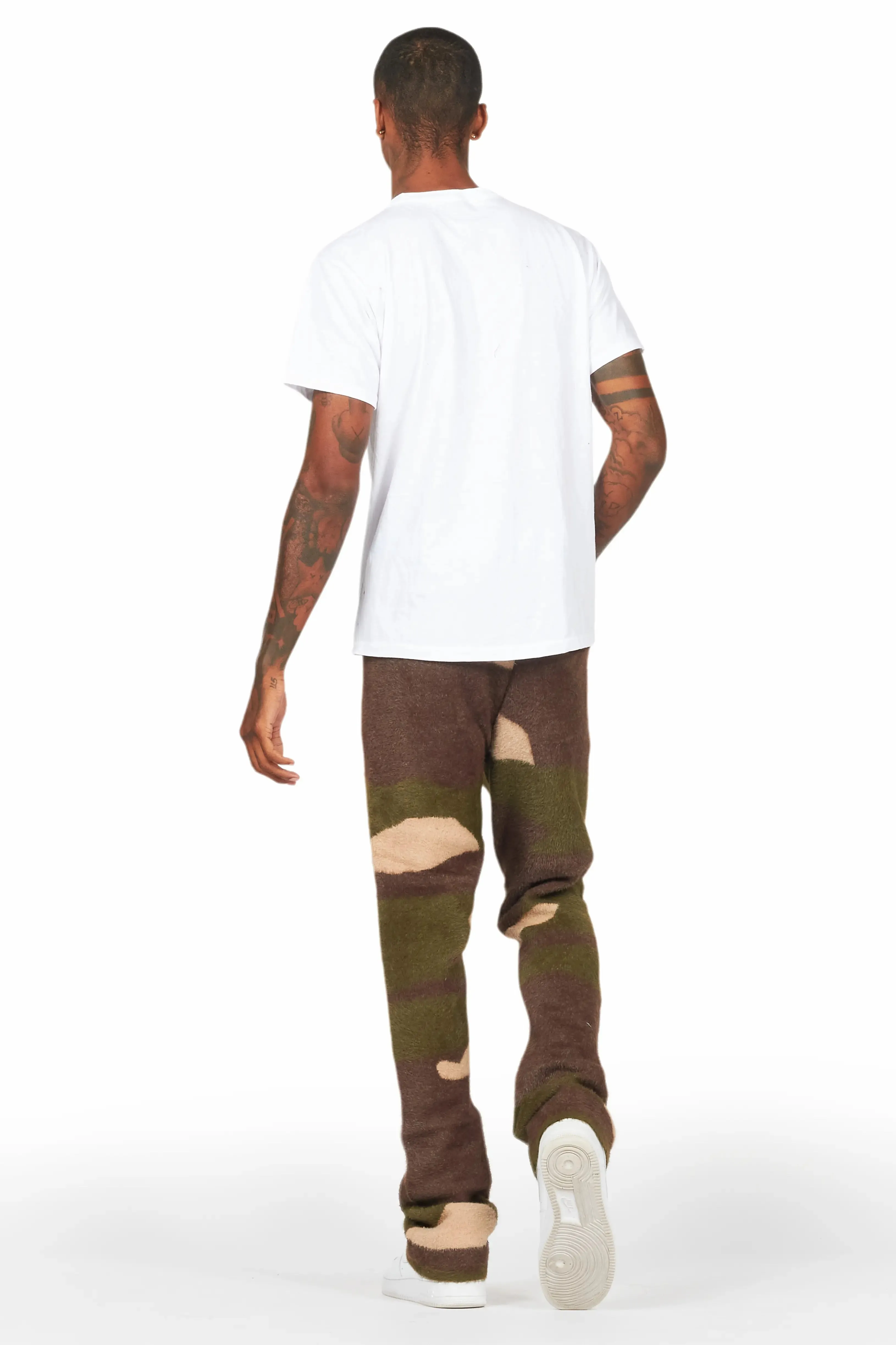 Rabi Camo Green Knitted Mohair Pants sold by Rockstar Original product image thumbnail 4