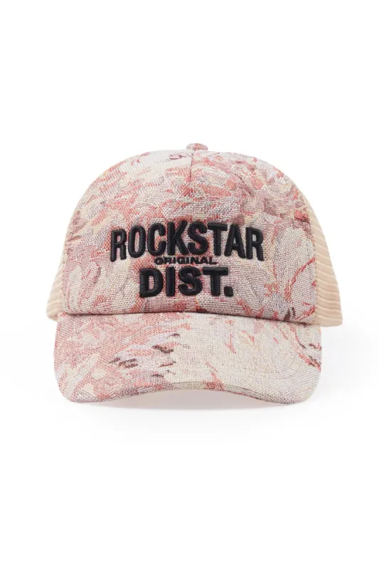 Teylor Pink Tapestry Trucker Hat sold by Rockstar Original