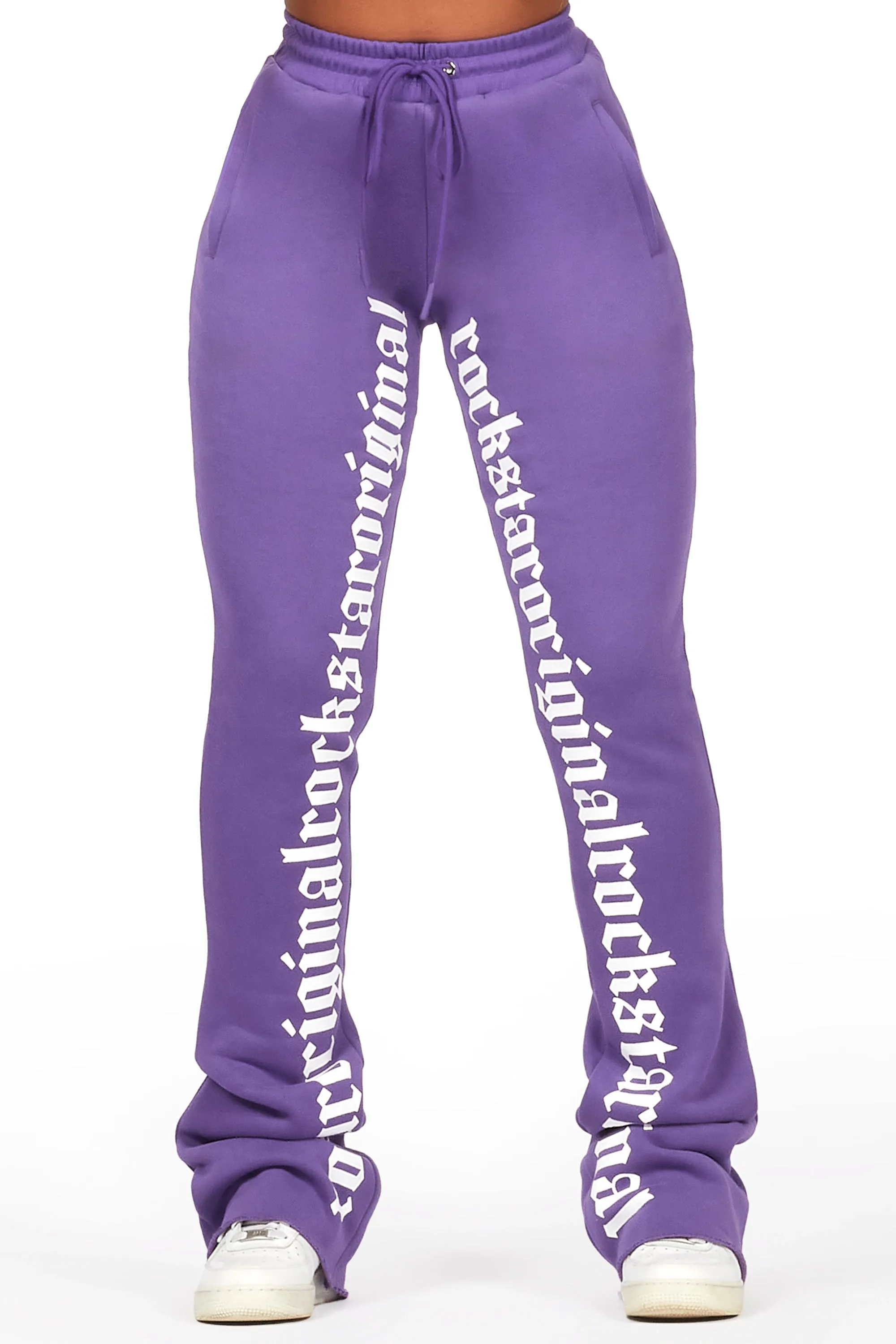 Blakely Purple Super Stacked Pant sold by Rockstar Original