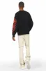 Barossa Beige PU Cargo Stacked Flare Jean sold by Rockstar Original