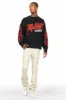 Barossa Beige PU Cargo Stacked Flare Jean sold by Rockstar Original