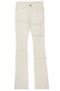 Barossa Beige PU Cargo Stacked Flare Jean sold by Rockstar Original