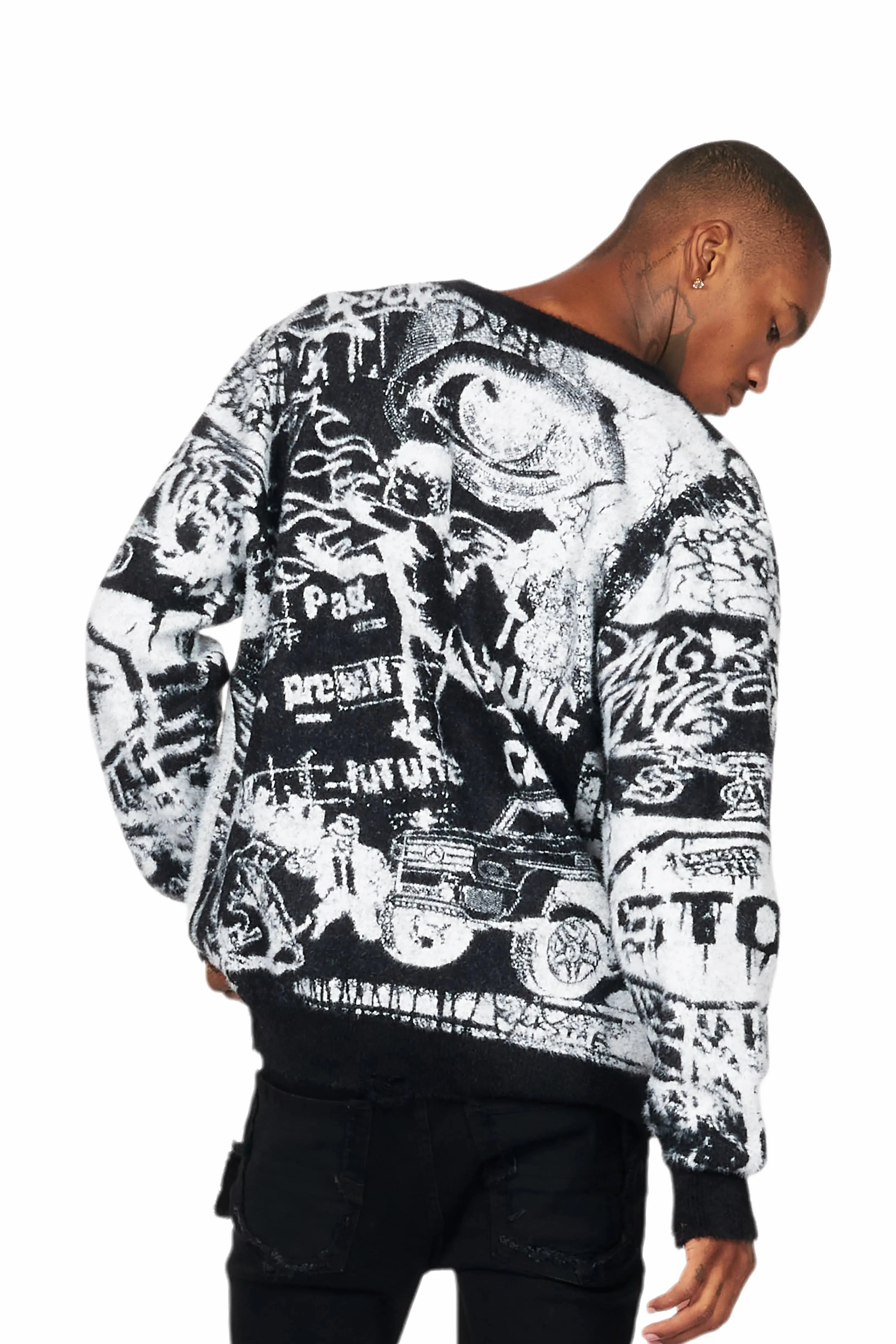 Selby Black Knit Sweater sold by Rockstar Original product image thumbnail 4