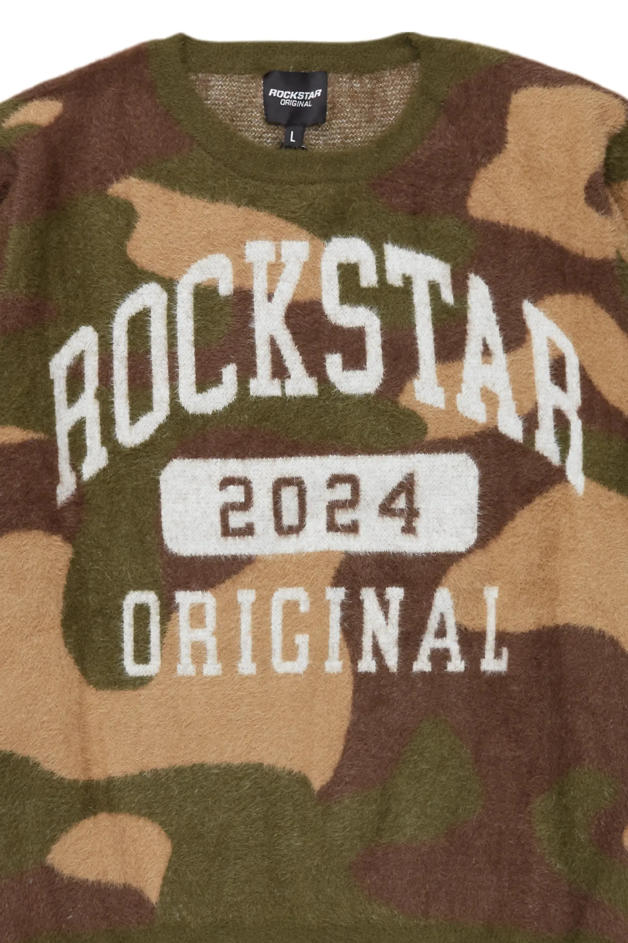 Cavell Camo Knit Sweater sold by Rockstar Original product image thumbnail 3
