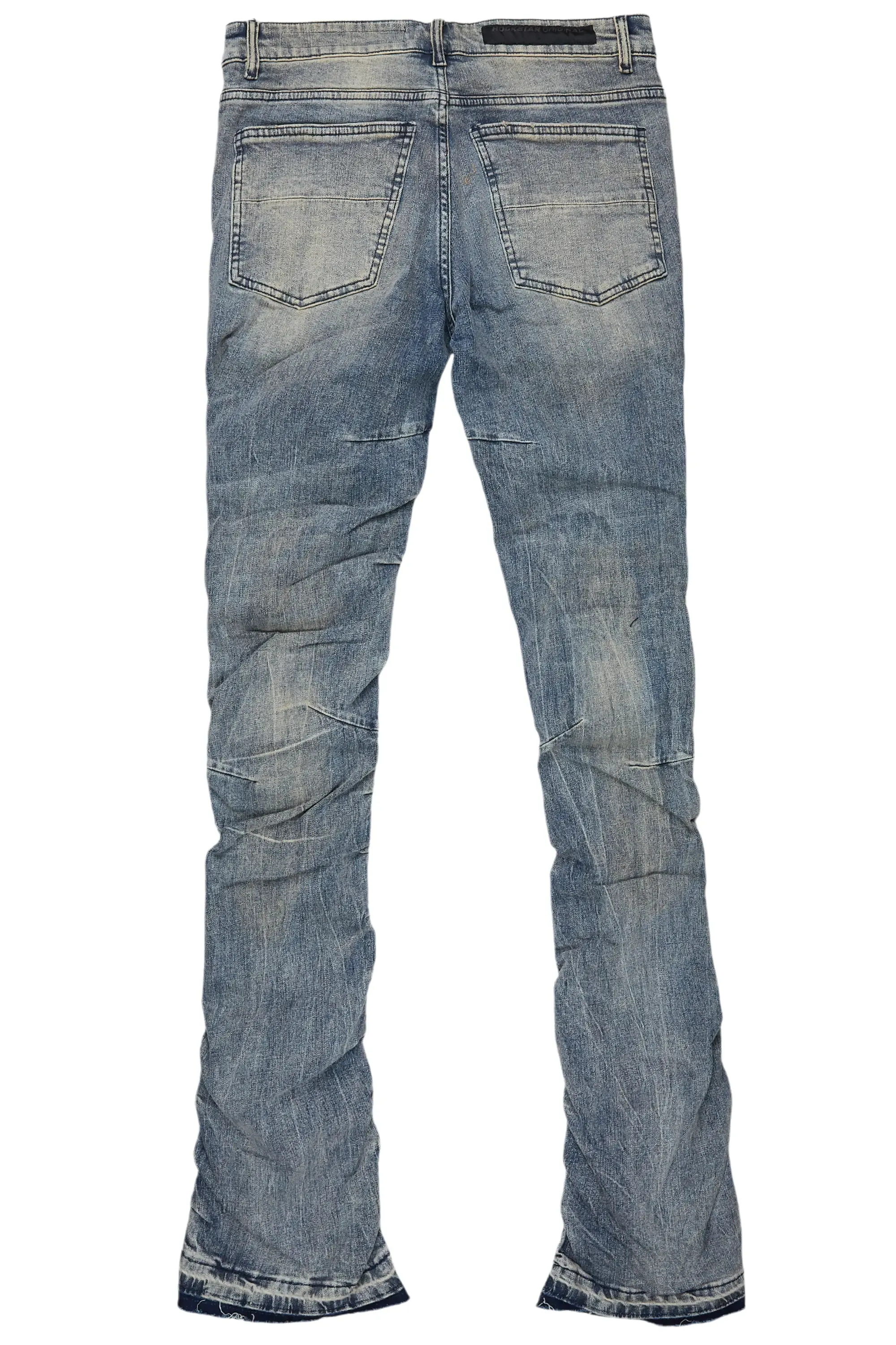 Mercol Blue Stacked Flare Jean sold by Rockstar Original product image thumbnail 3