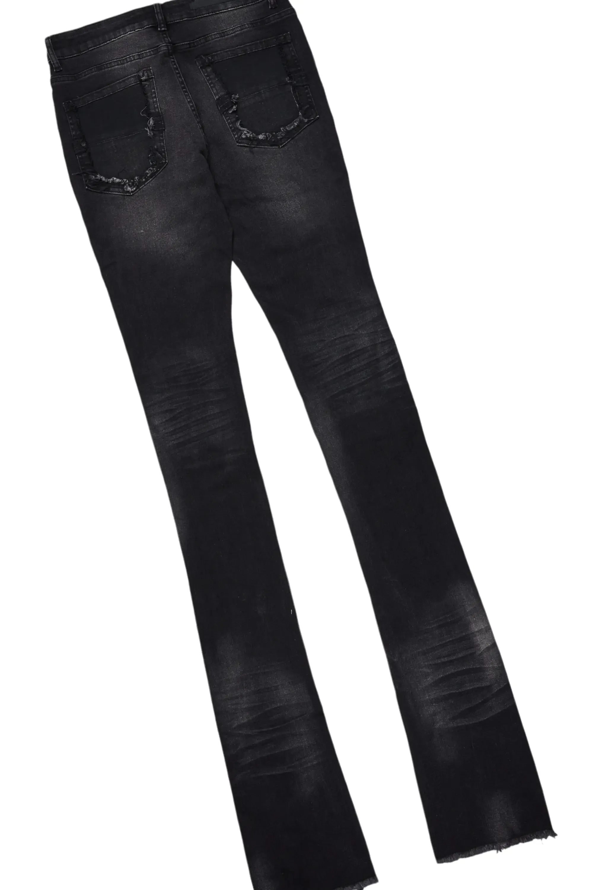 Amina Black Hoodie & Pooja Super Stacked Flare Jean Bundle sold by Rockstar Original product image thumbnail 4