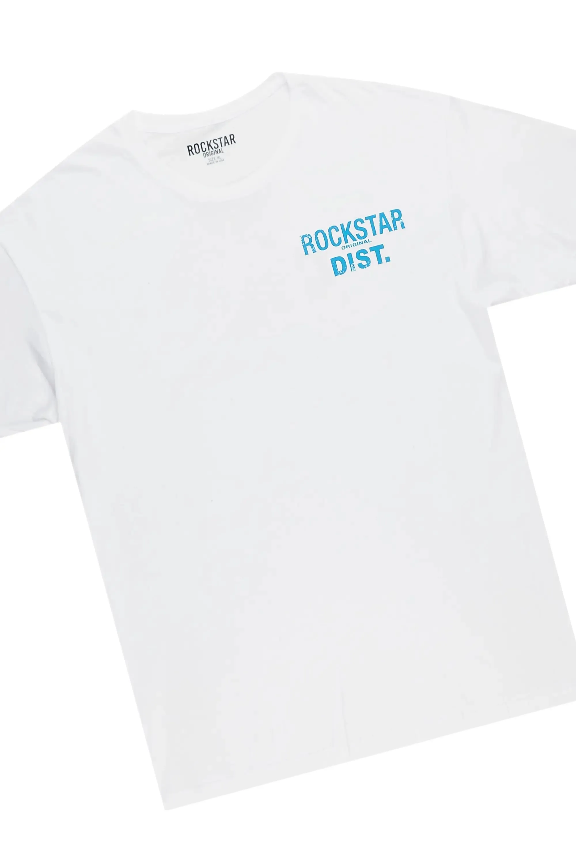 Lake White/Blue T-Shirt/Stacked Flare Cargo Jean Bundle sold by Rockstar Original product image thumbnail 2