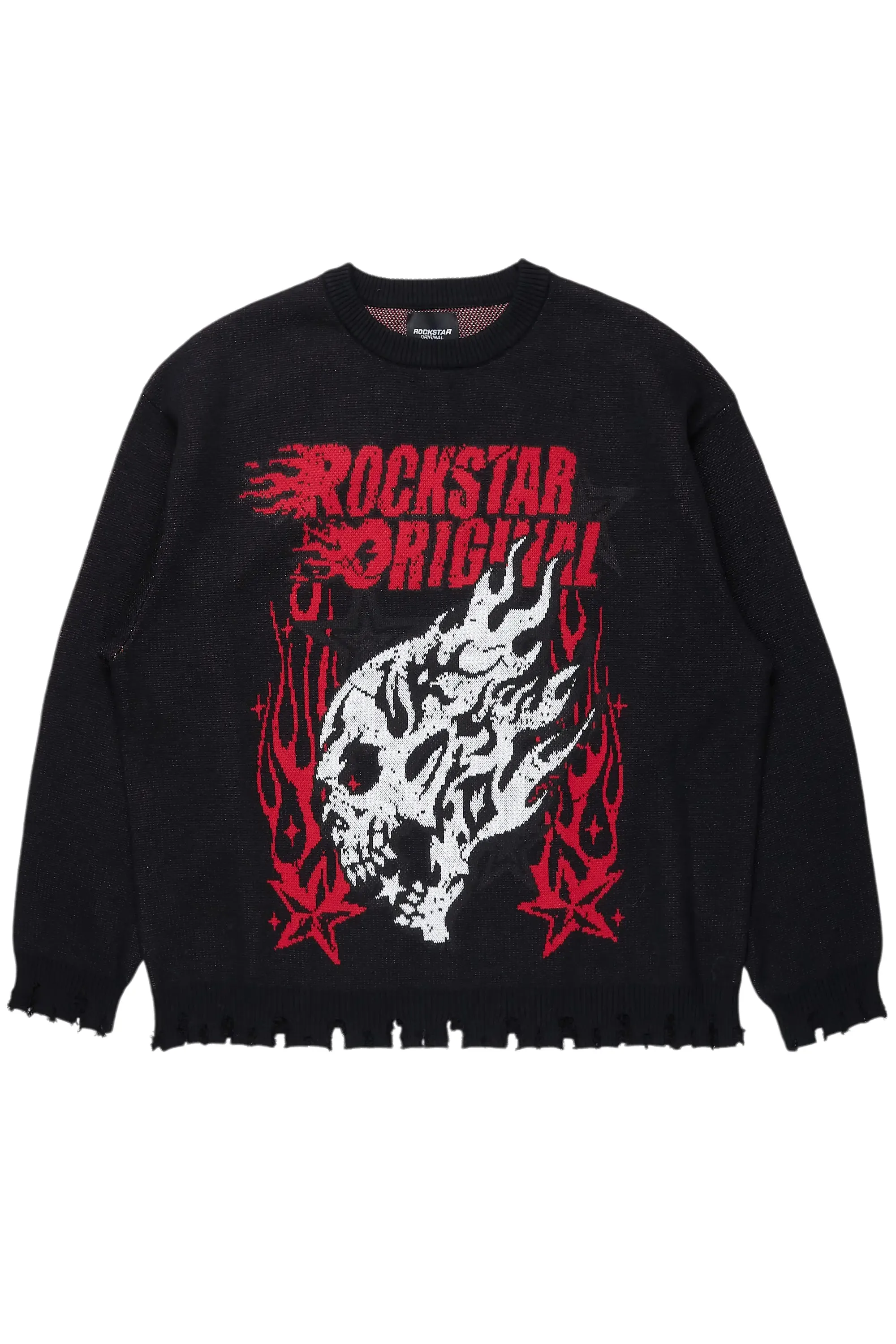 Caelaa Black Knit Sweater sold by Rockstar Original