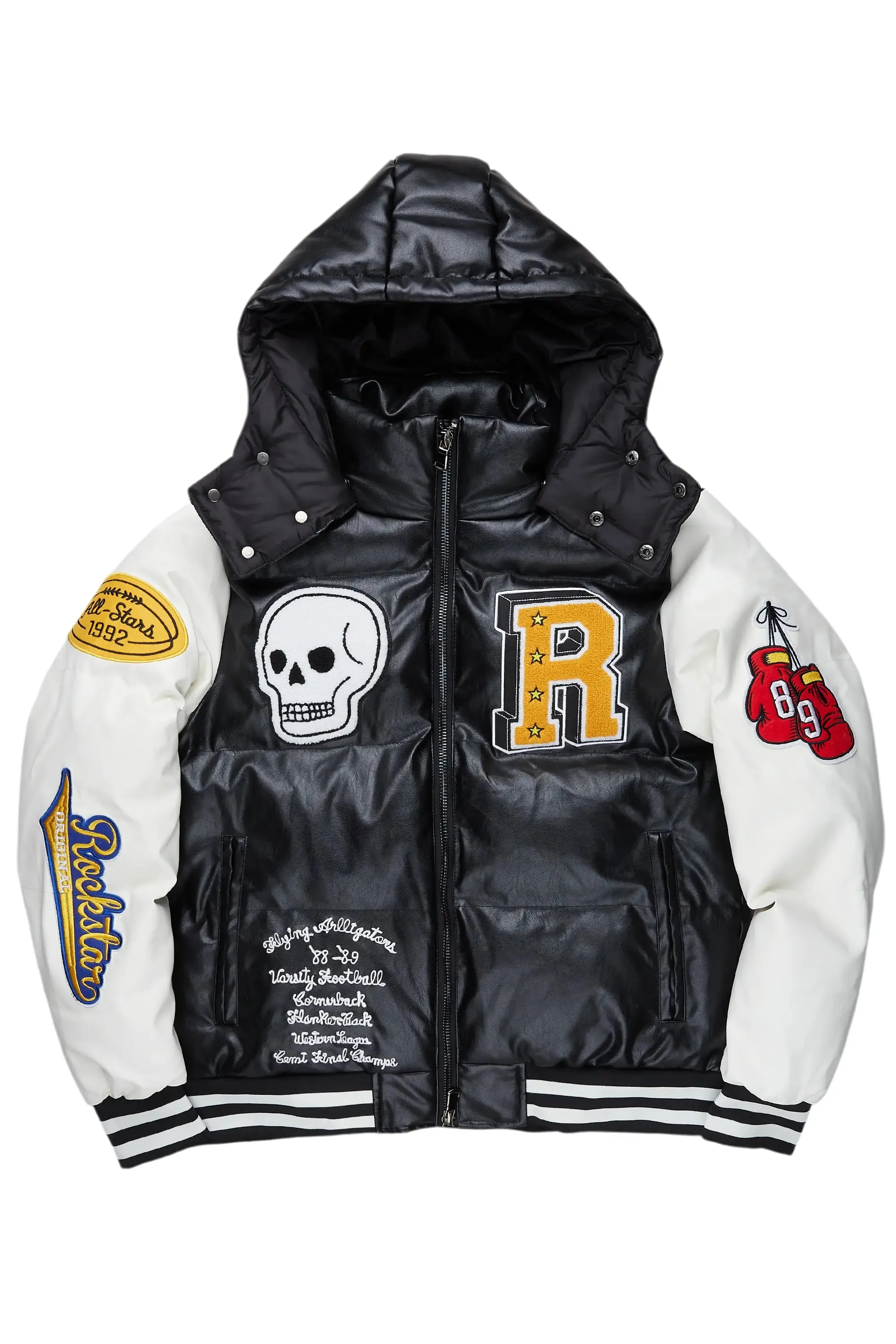 Eisen Black Puffer Jacket sold by Rockstar Original