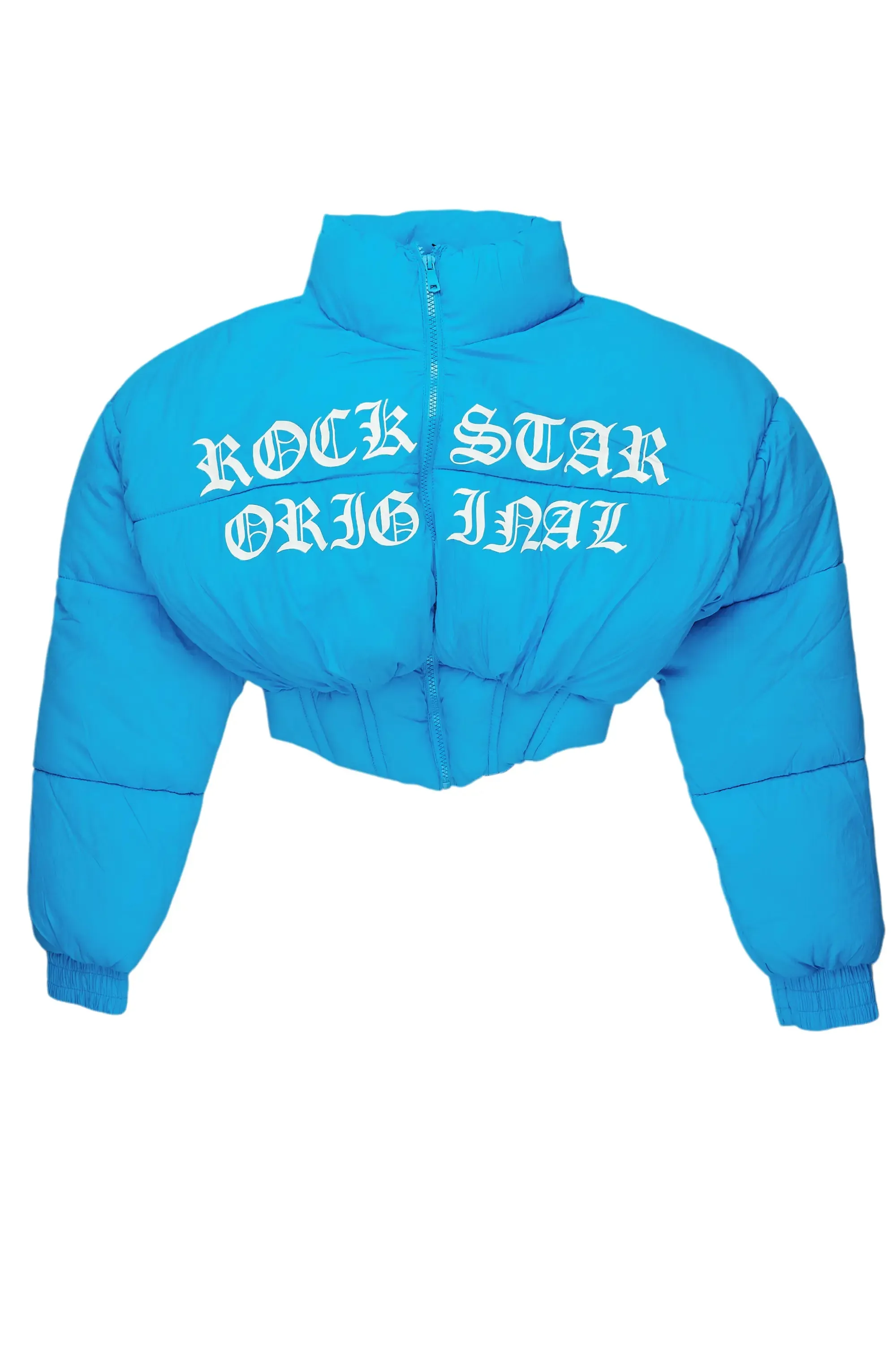 Samaiya Blue Corset Puffer Jacket sold by Rockstar Original