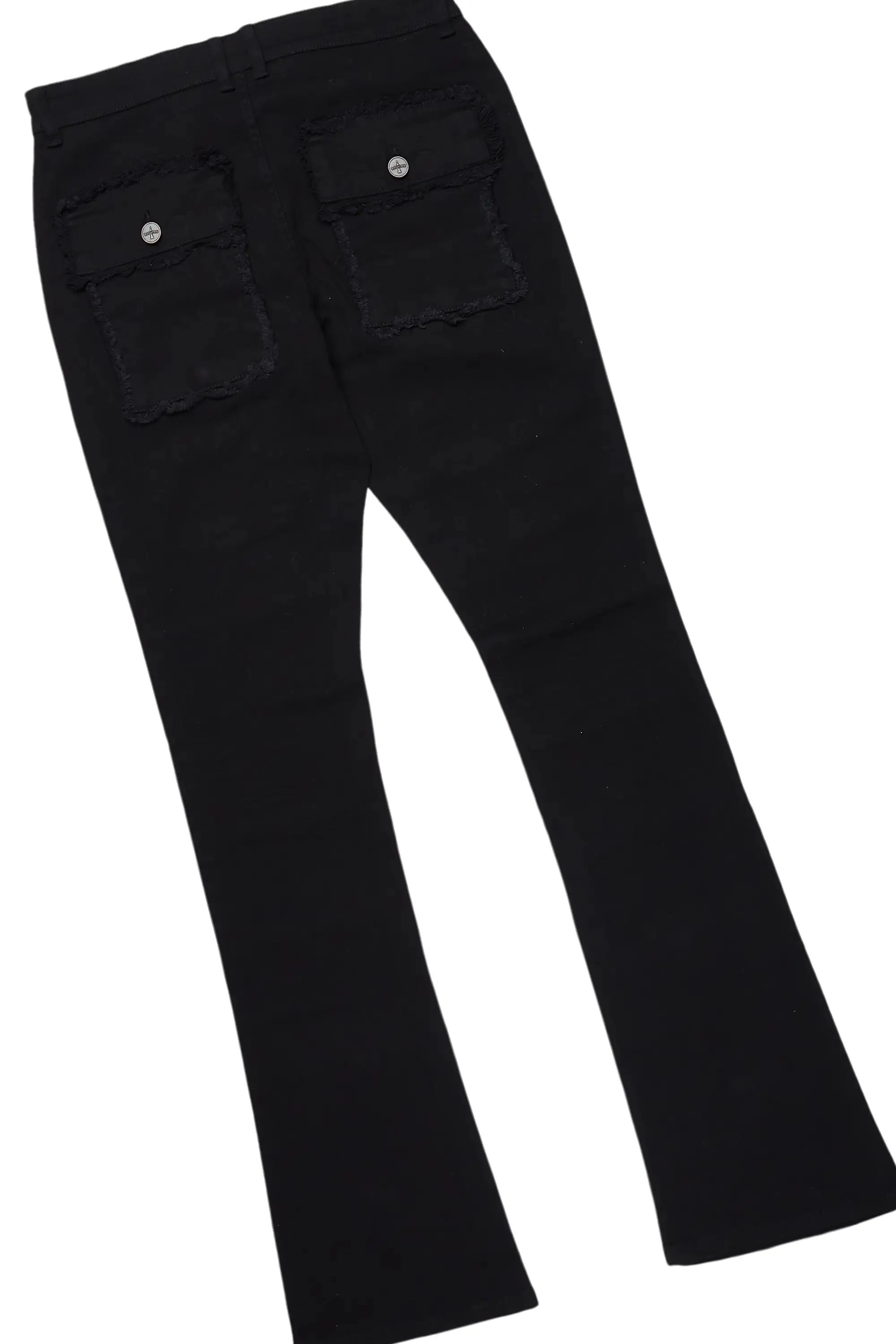 All Seeing Eyes Black Long Sleeve T-Shirt/Stacked Flare Cargo Jean Bundle sold by Rockstar Original product image thumbnail 4