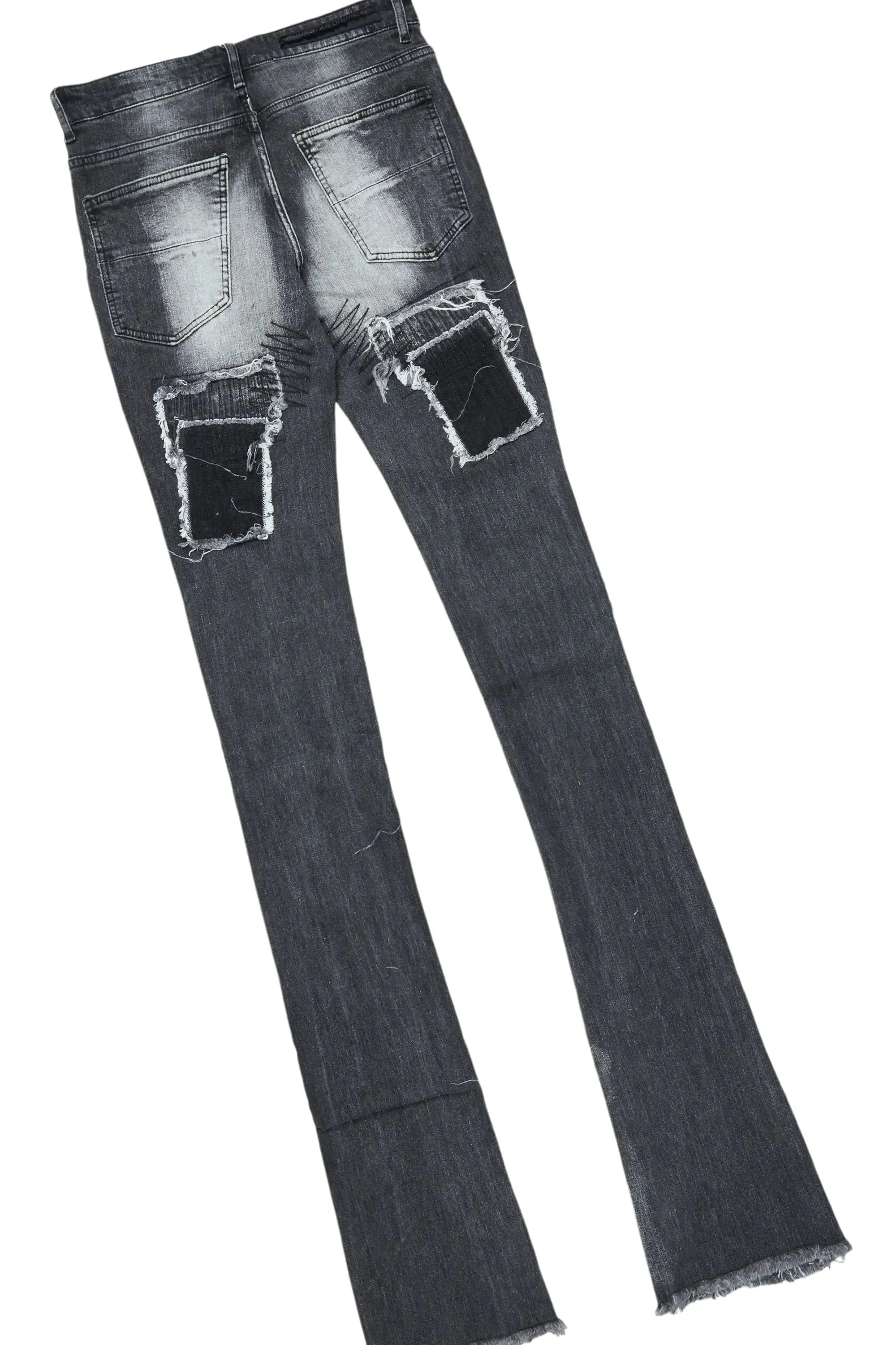 Banyan White T-Shirt & Camden Super Stacked Flare Jean Bundle sold by Rockstar Original product image thumbnail 4