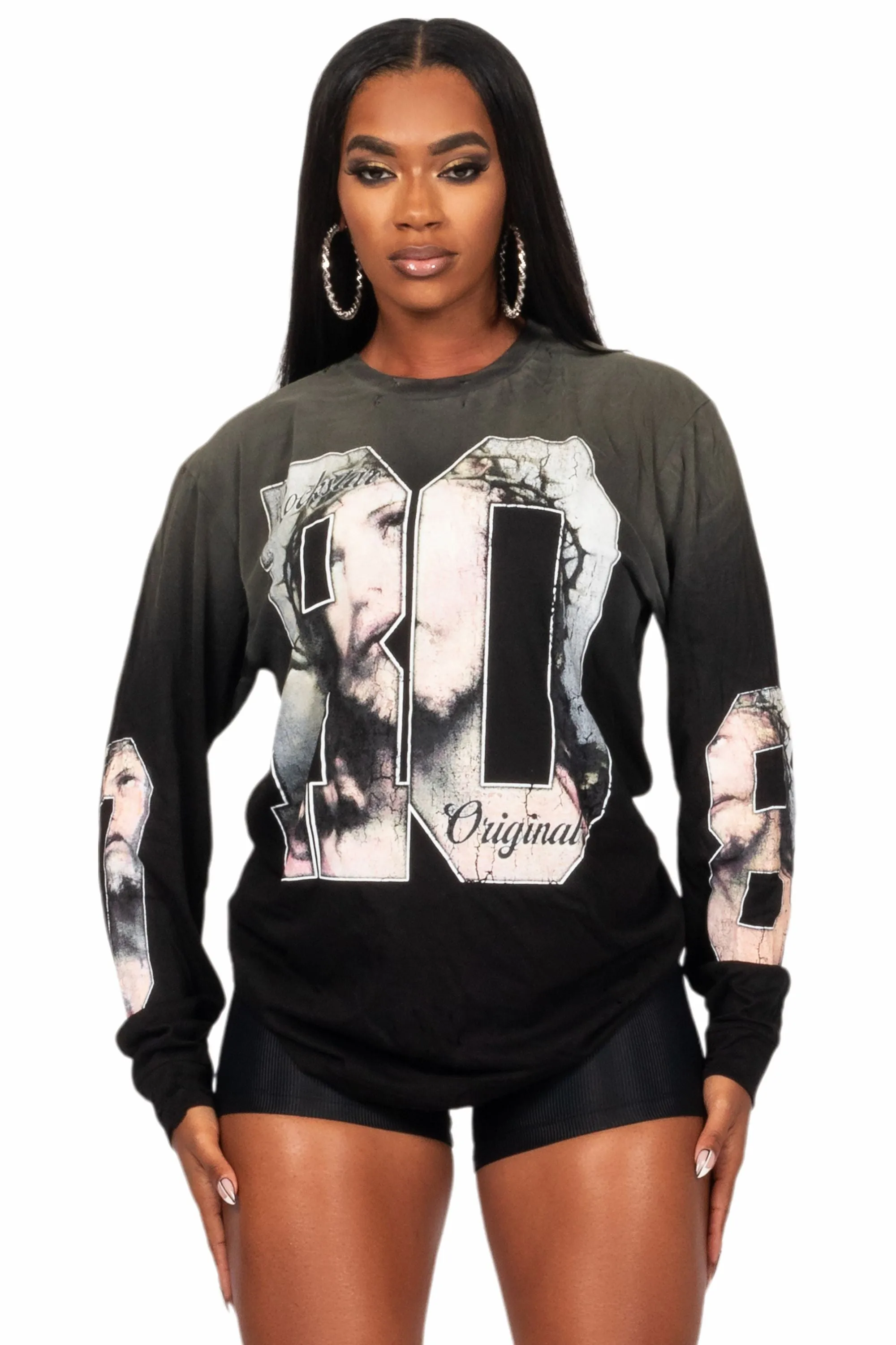 Kameron Black Long Sleeve T-Shirt sold by Rockstar Original