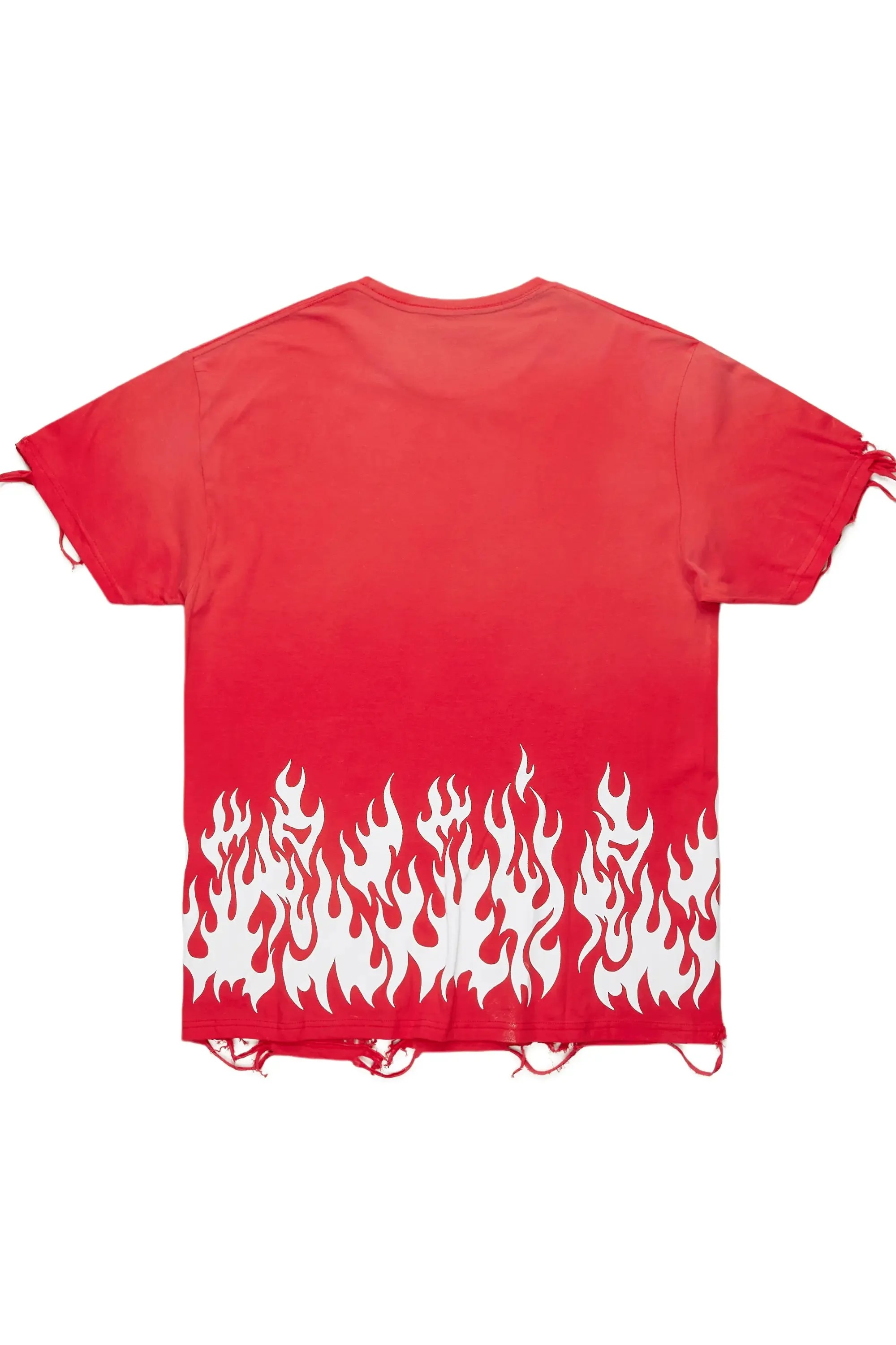 Kyzjaa Red Oversized T-Shirt sold by Rockstar Original product image thumbnail 3