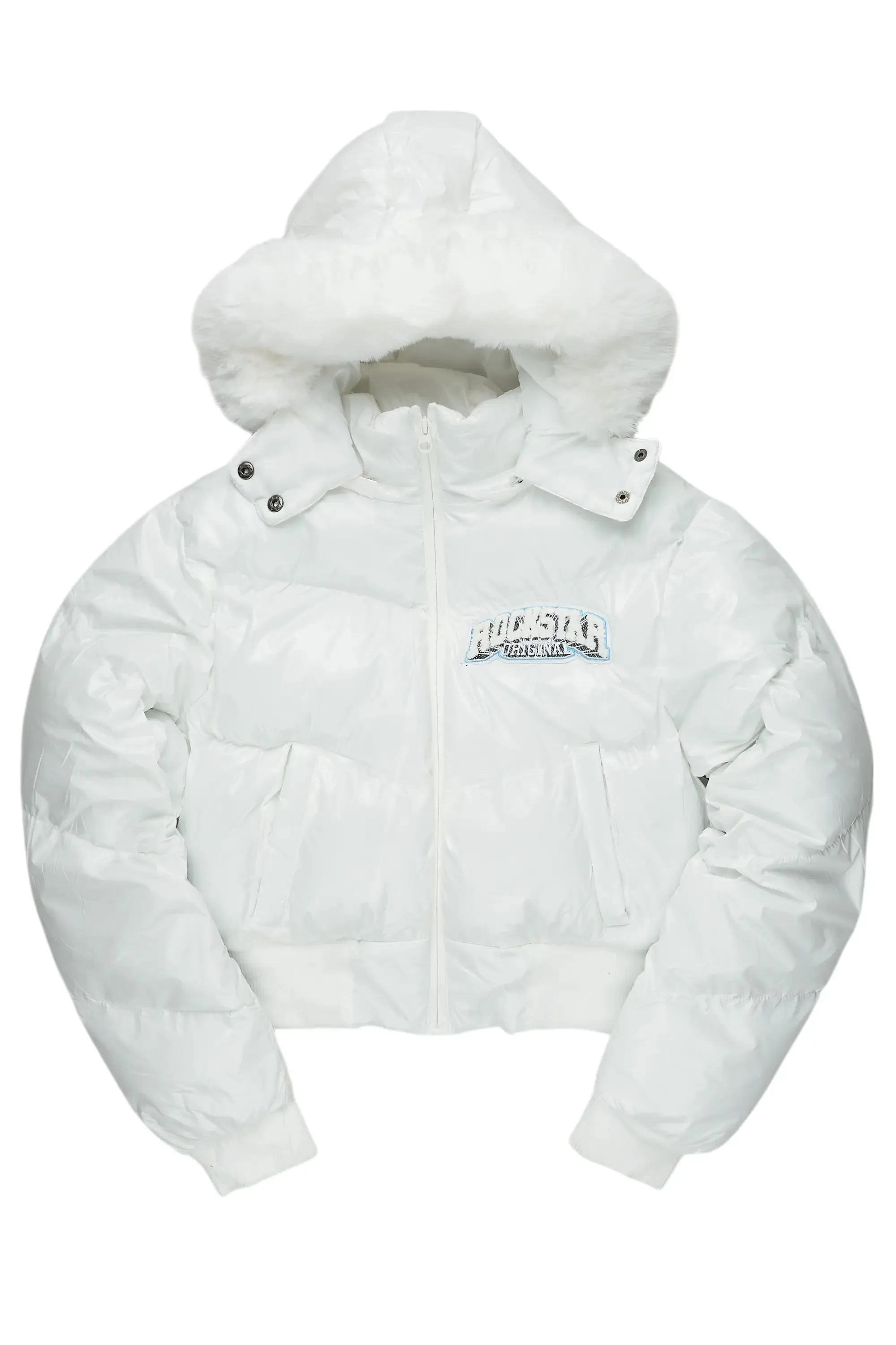 Chrishona White Puffer Jacket sold by Rockstar Original