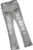 Anesso Grey Oversize T-Shirt/Stacked Flare Cargo Jean Bundle sold by Rockstar Original
