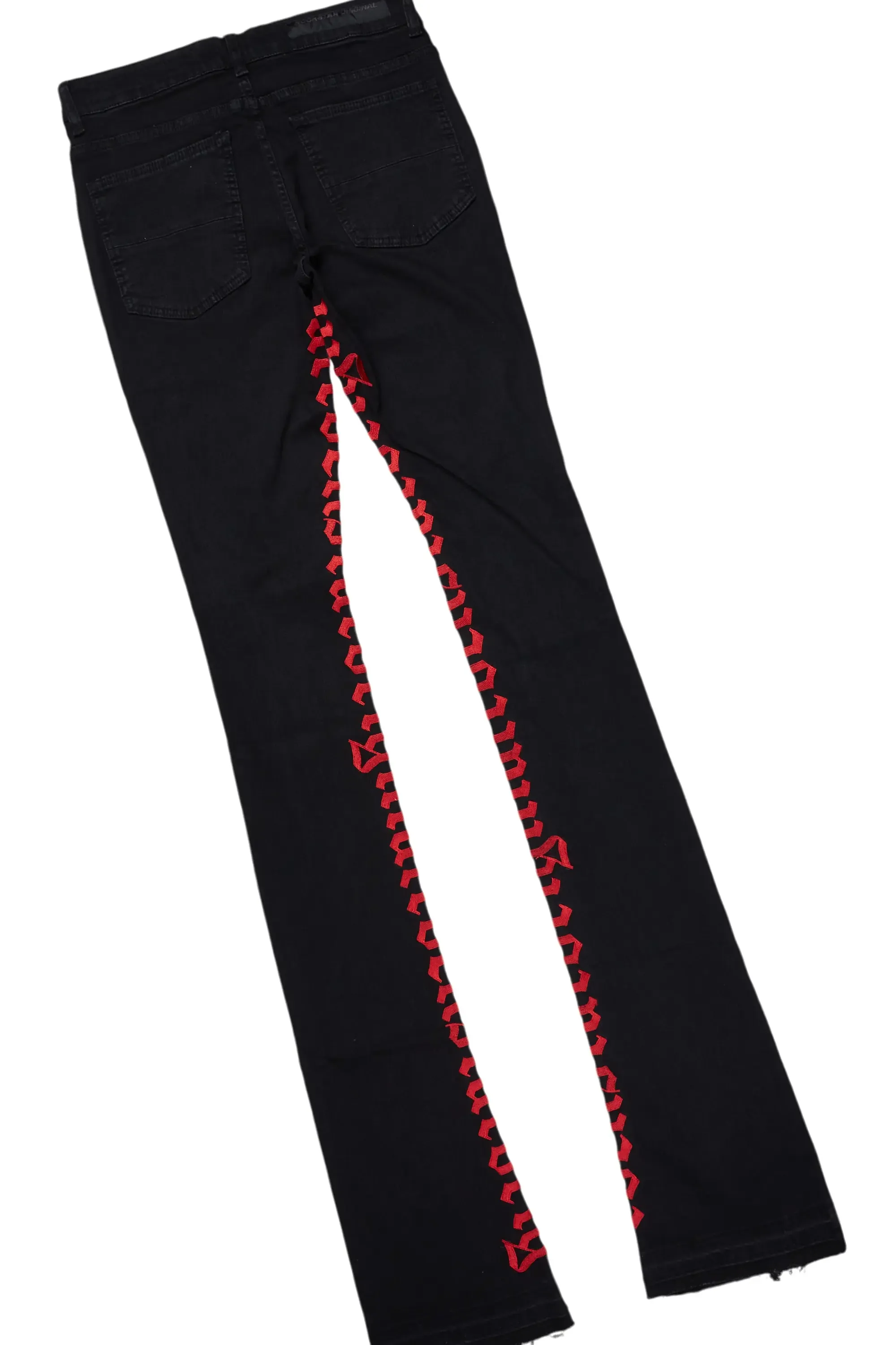 Cappy Black T-Shirt & Colette Super Stacked Flare Jean Bundle sold by Rockstar Original product image thumbnail 4