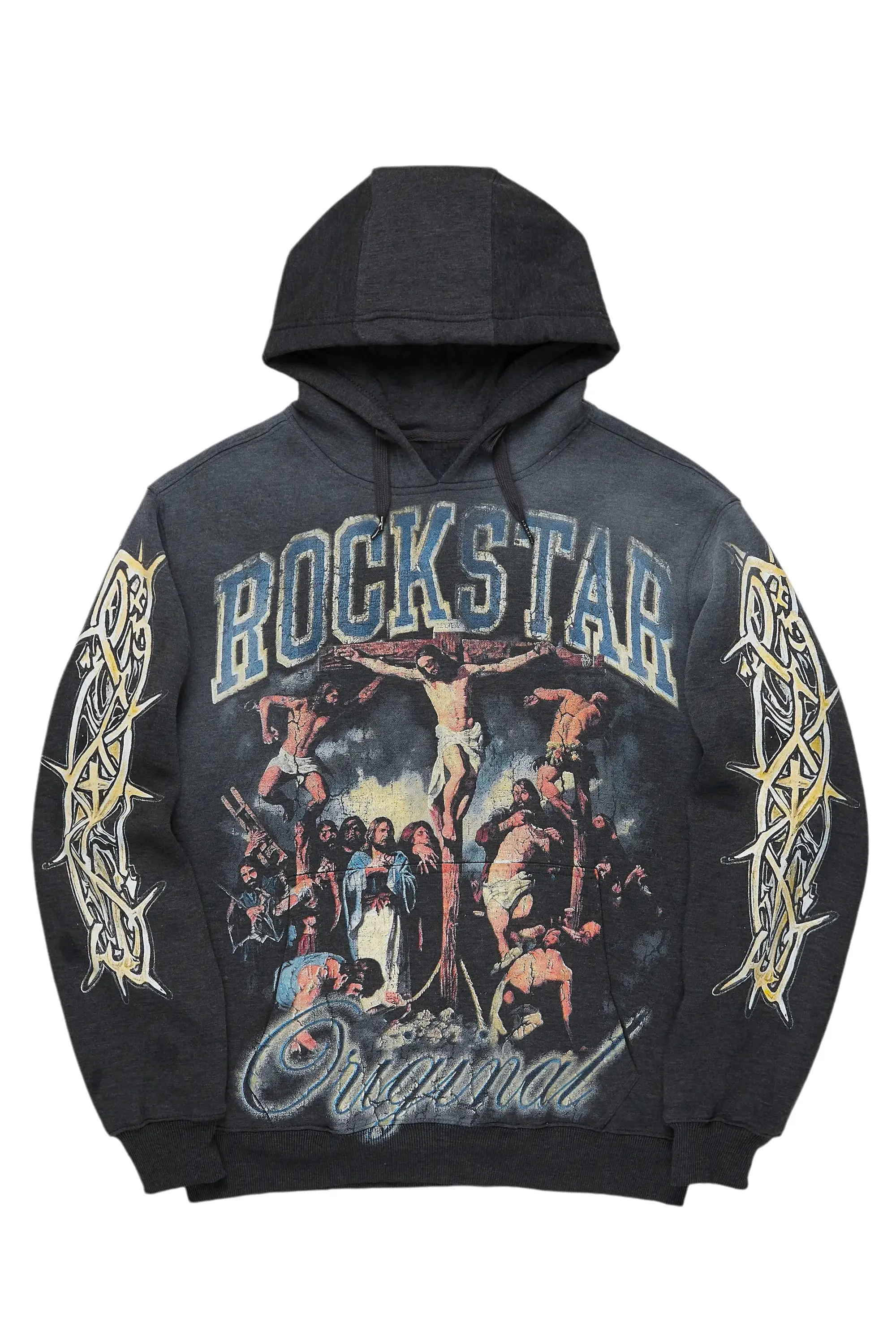 Waller Charcoal Graphic Hoodie sold by Rockstar Original