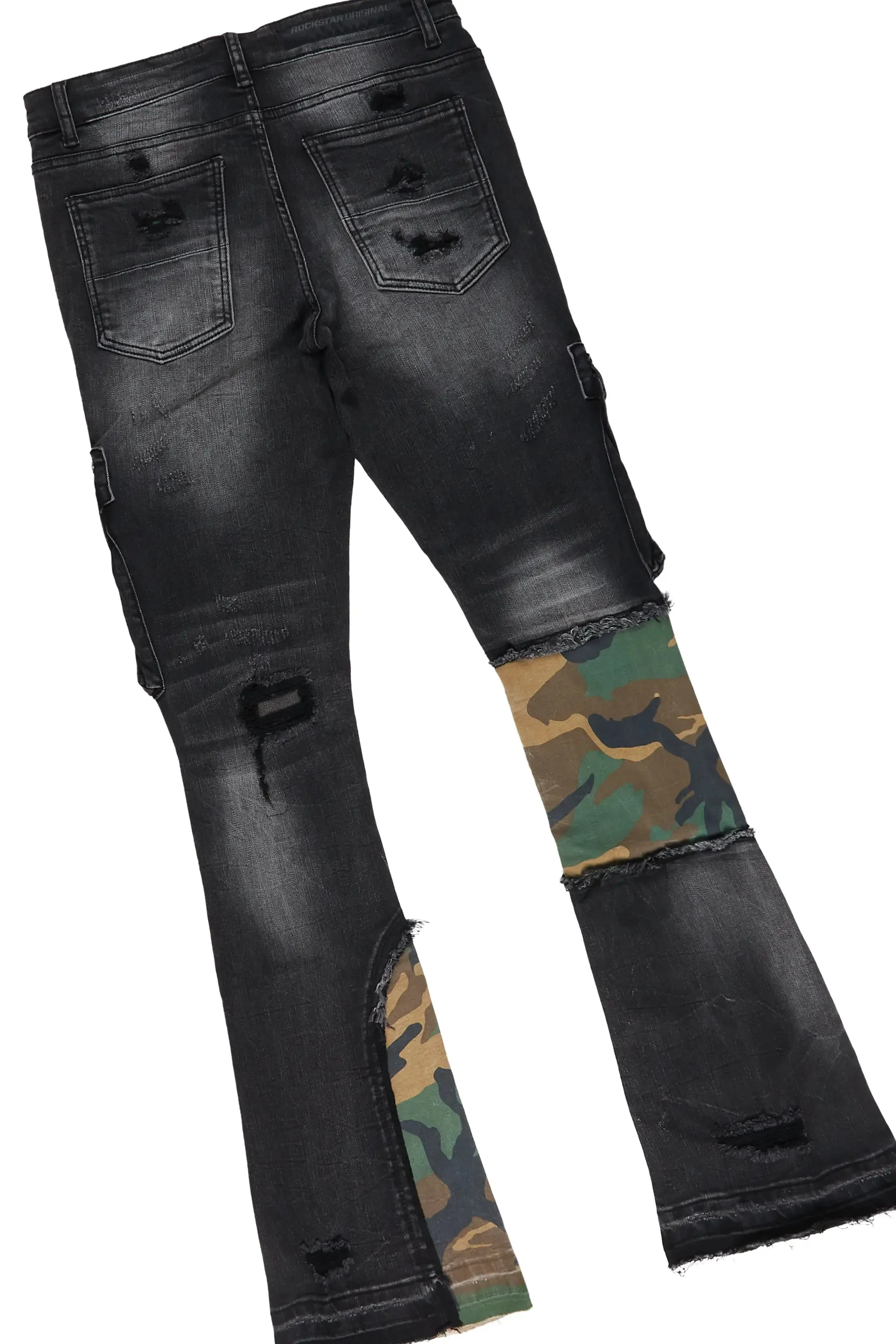 Tarl Oatmeal Hoodie & Zeta Stacked Flare Jean Bundle sold by Rockstar Original product image thumbnail 4