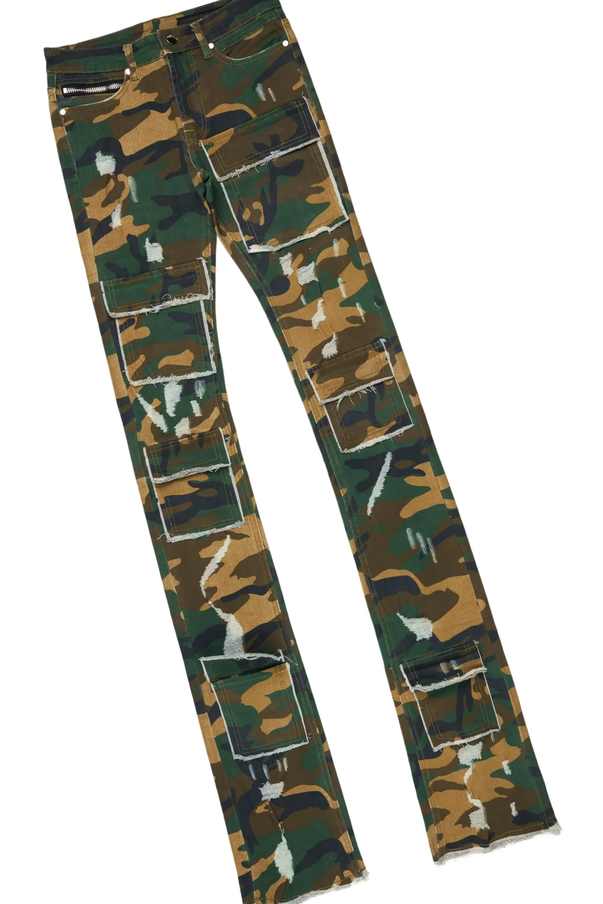 Ferris Oatmeal Hoodie & Petrus Super Stacked Flare Jean Bundle sold by Rockstar Original product image thumbnail 3