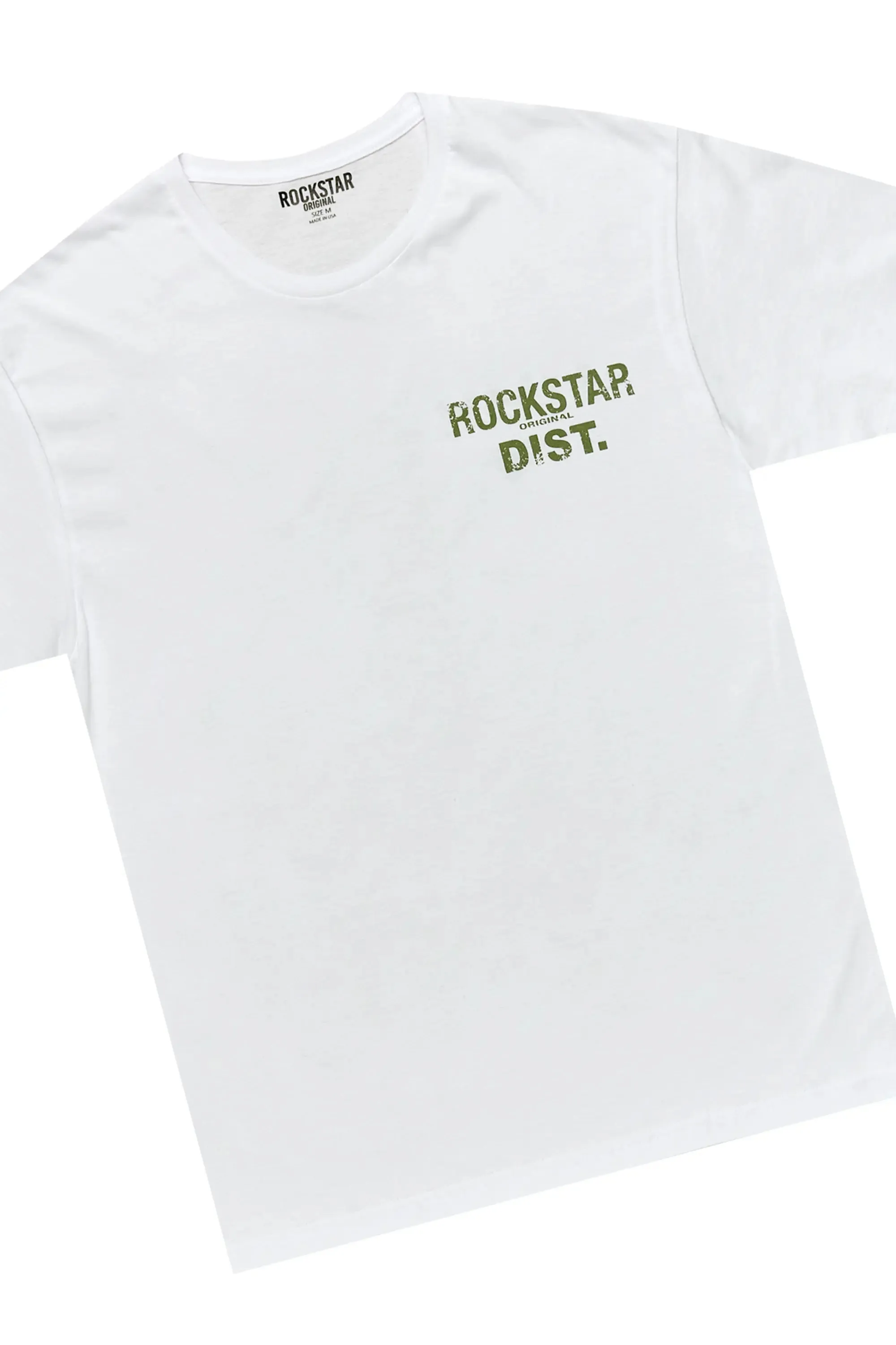 Lake White/Green T-Shirt & Yves Stacked Flare Jean Bundle sold by Rockstar Original product image thumbnail 2