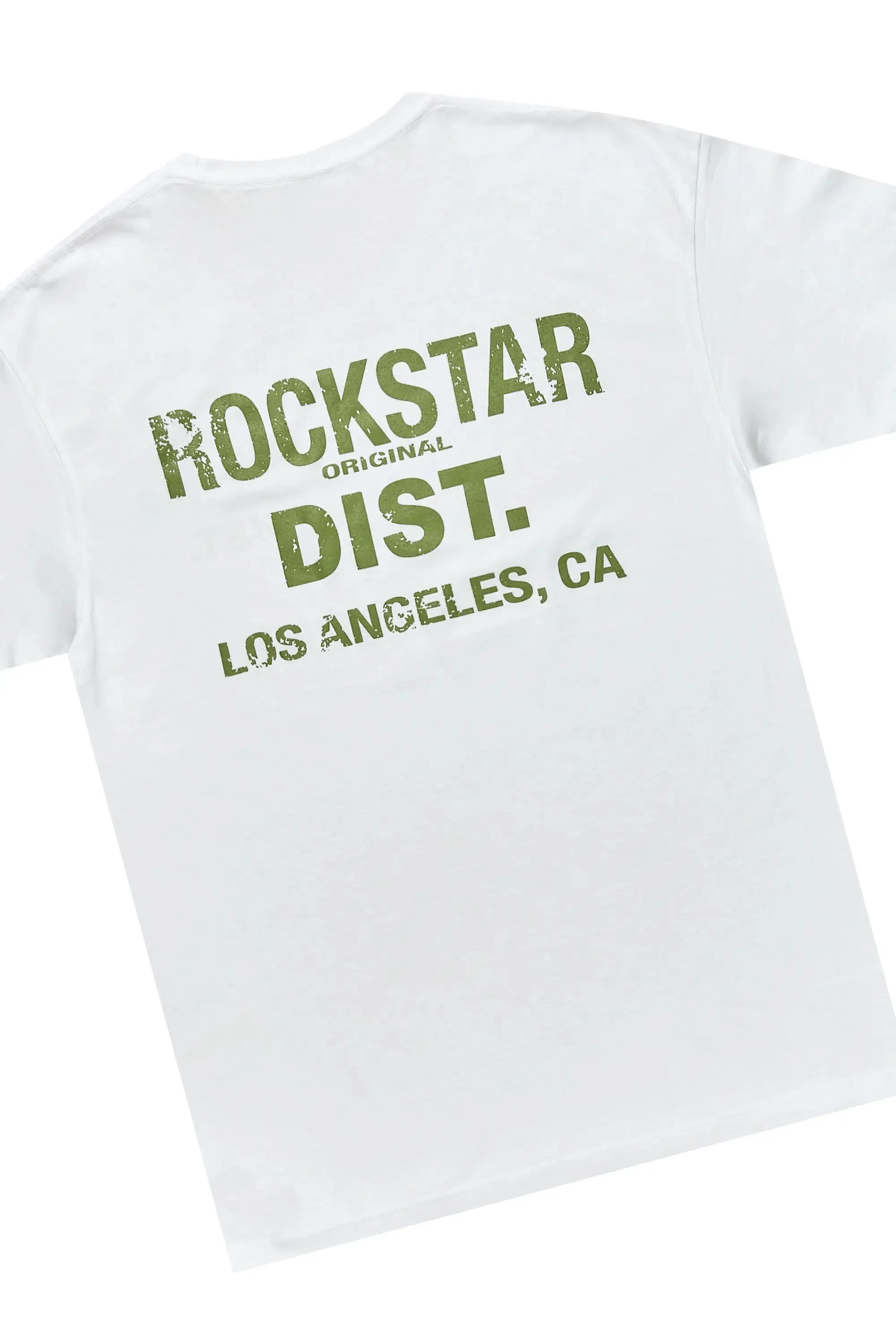 Lake White/Green T-Shirt & Yves Stacked Flare Jean Bundle sold by Rockstar Original product image thumbnail 3
