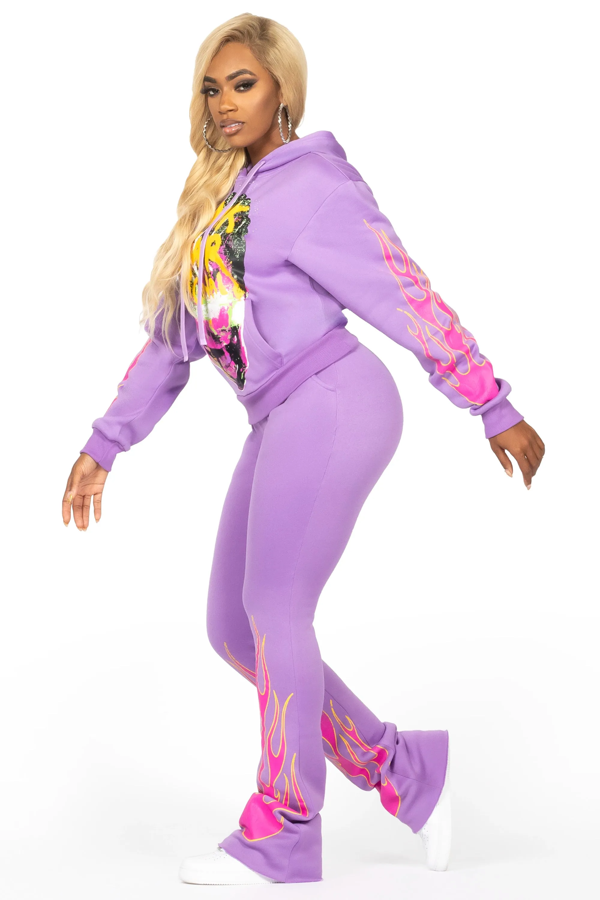 Marielos Purple Super Stacked Trackset sold by Rockstar Original product image thumbnail 3