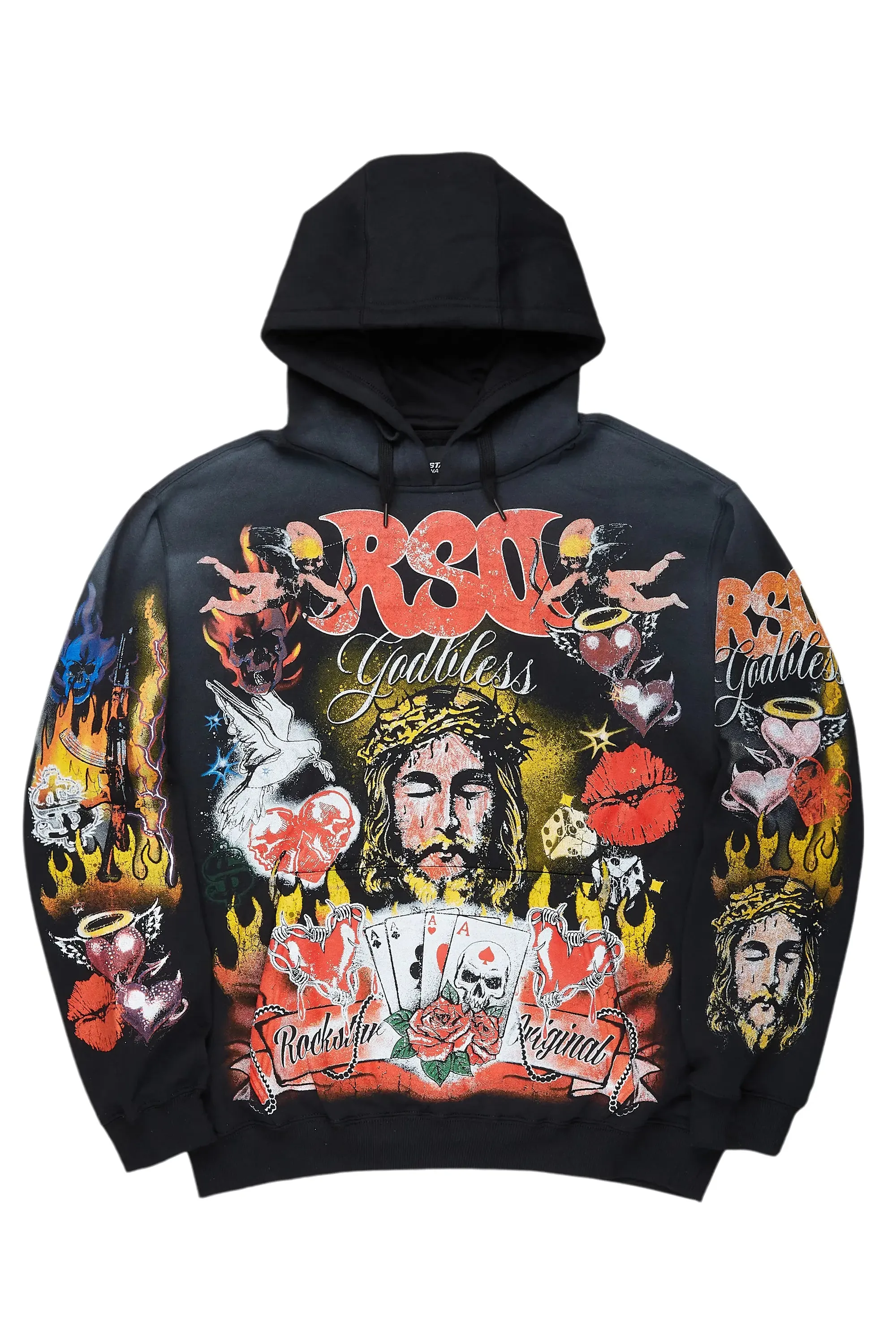 Alysha Black Oversized Hoodie sold by Rockstar Original