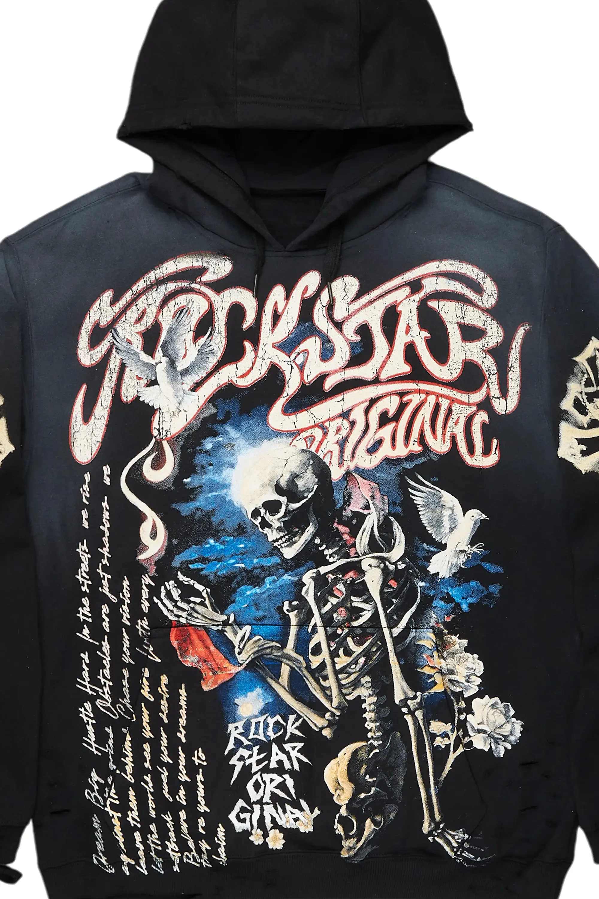 Chapelle Black Oversized Hoodie sold by Rockstar Original product image thumbnail 2