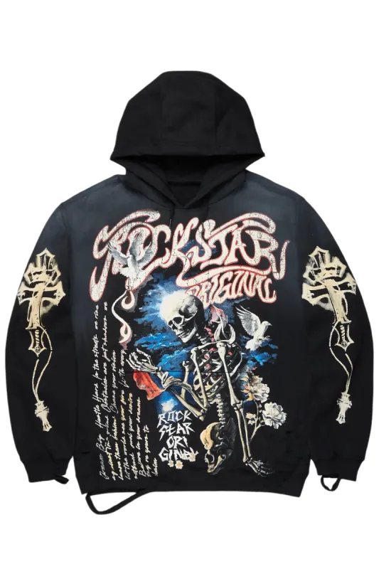Chapelle Black Oversized Hoodie sold by Rockstar Original