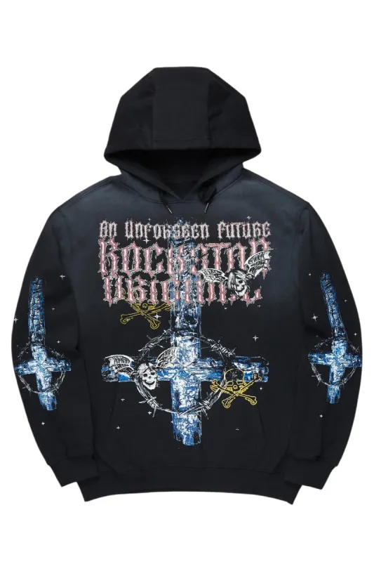 Danaysha Black Oversized Hoodie sold by Rockstar Original