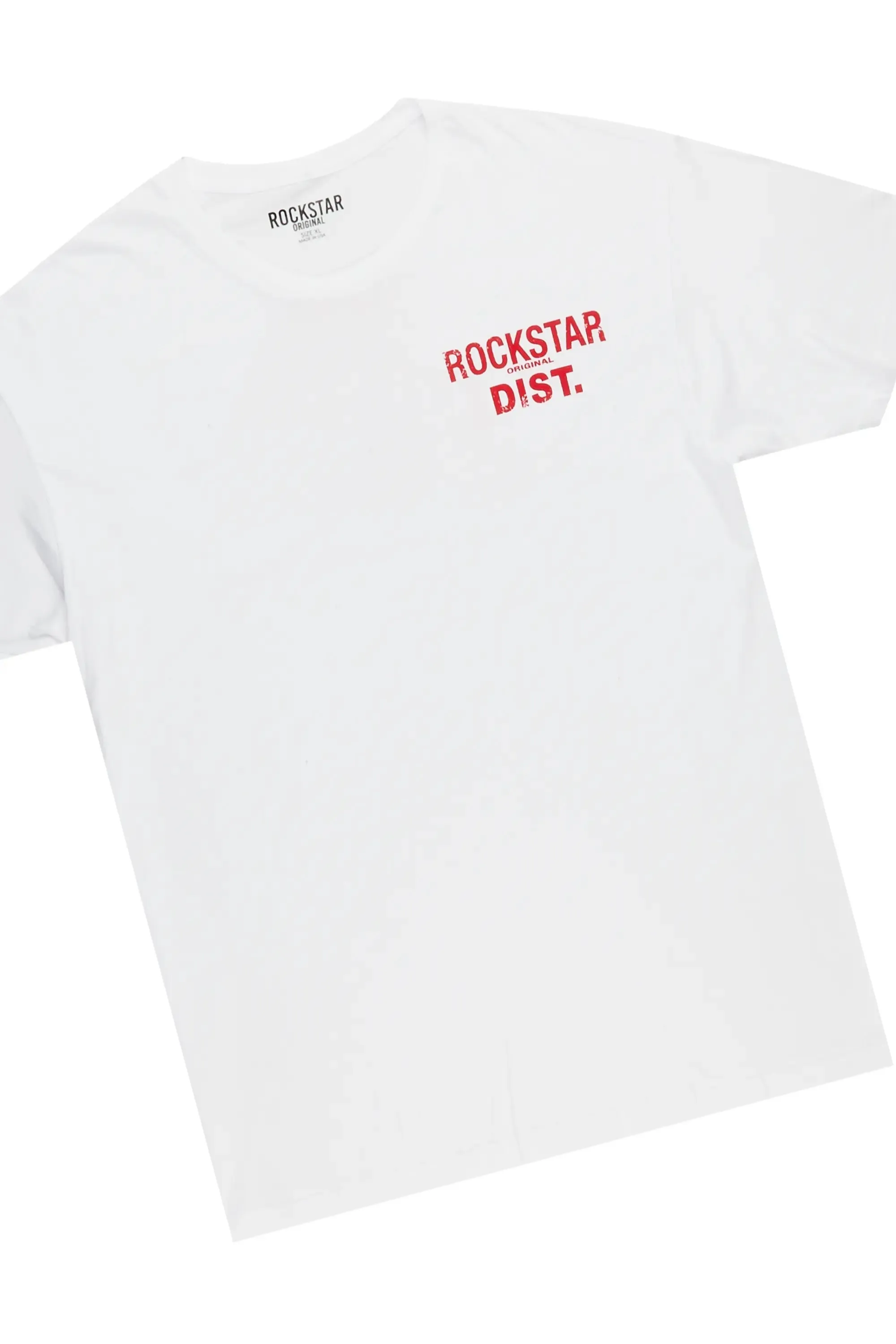 Lake White/Red T-Shirt/Stacked Flare Cargo Jean Bundle sold by Rockstar Original product image thumbnail 2