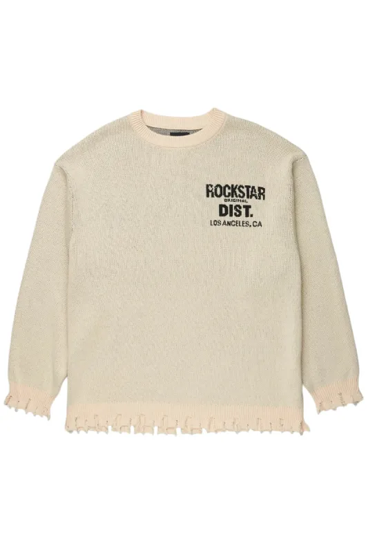 Lake Beige Knit Sweater sold by Rockstar Original